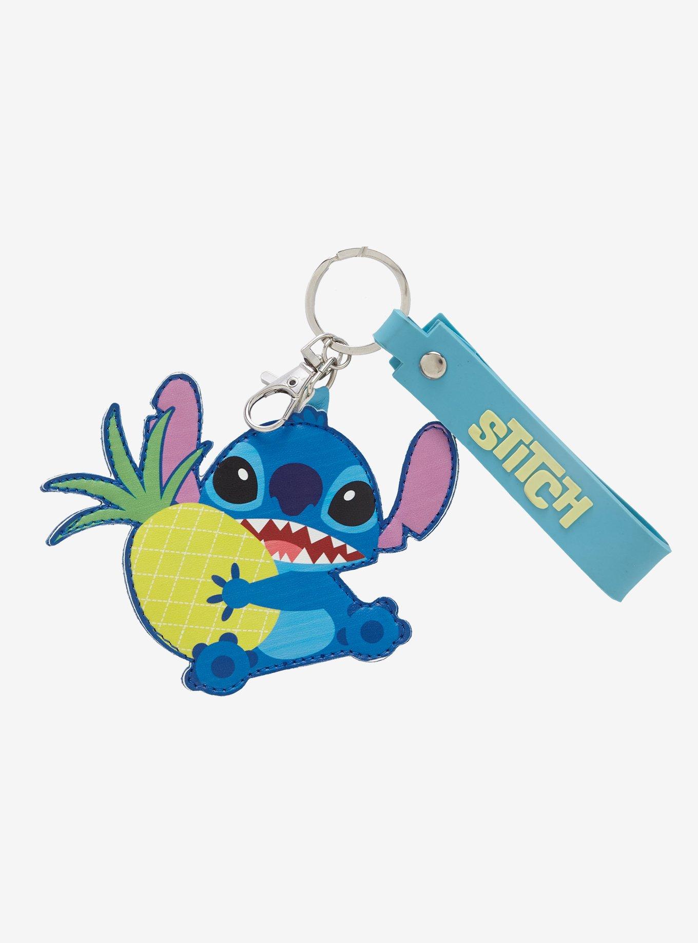 Disney Lilo & Stitch Pineapple Wristlet Keychain, , hi-res