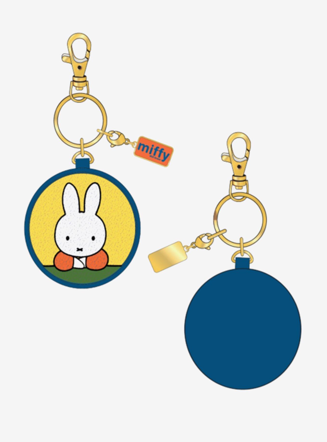Miffy Chenille Portrait Keychain, , hi-res