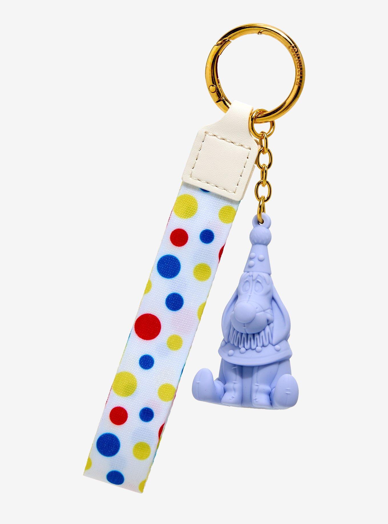 Loungefly Disney Eeyore Clown Wristlet Keychain - BoxLunch Exclusive, , hi-res