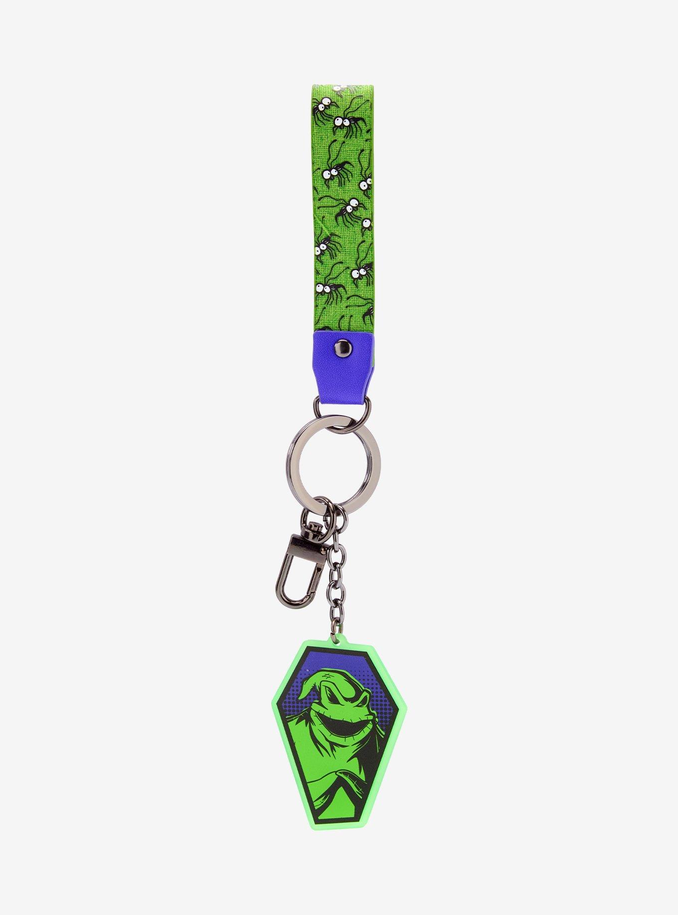 Loungefly Disney The Nightmare Before Christmas Oogie Boogie Multi-Charm Keychain With Wristlet, , hi-res