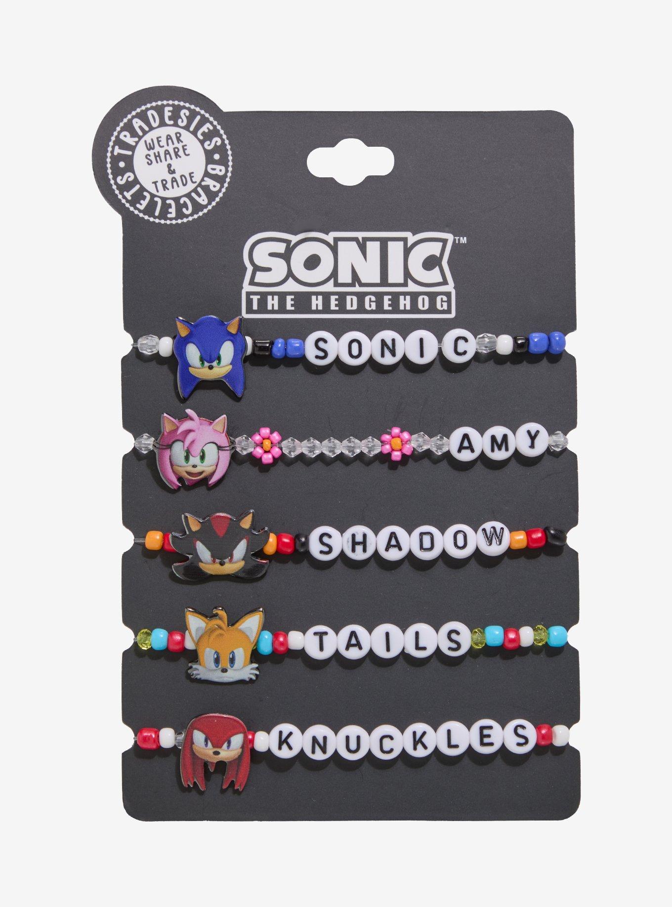 Sonic The Hedgehog Character Bead Bracelet Set, , hi-res