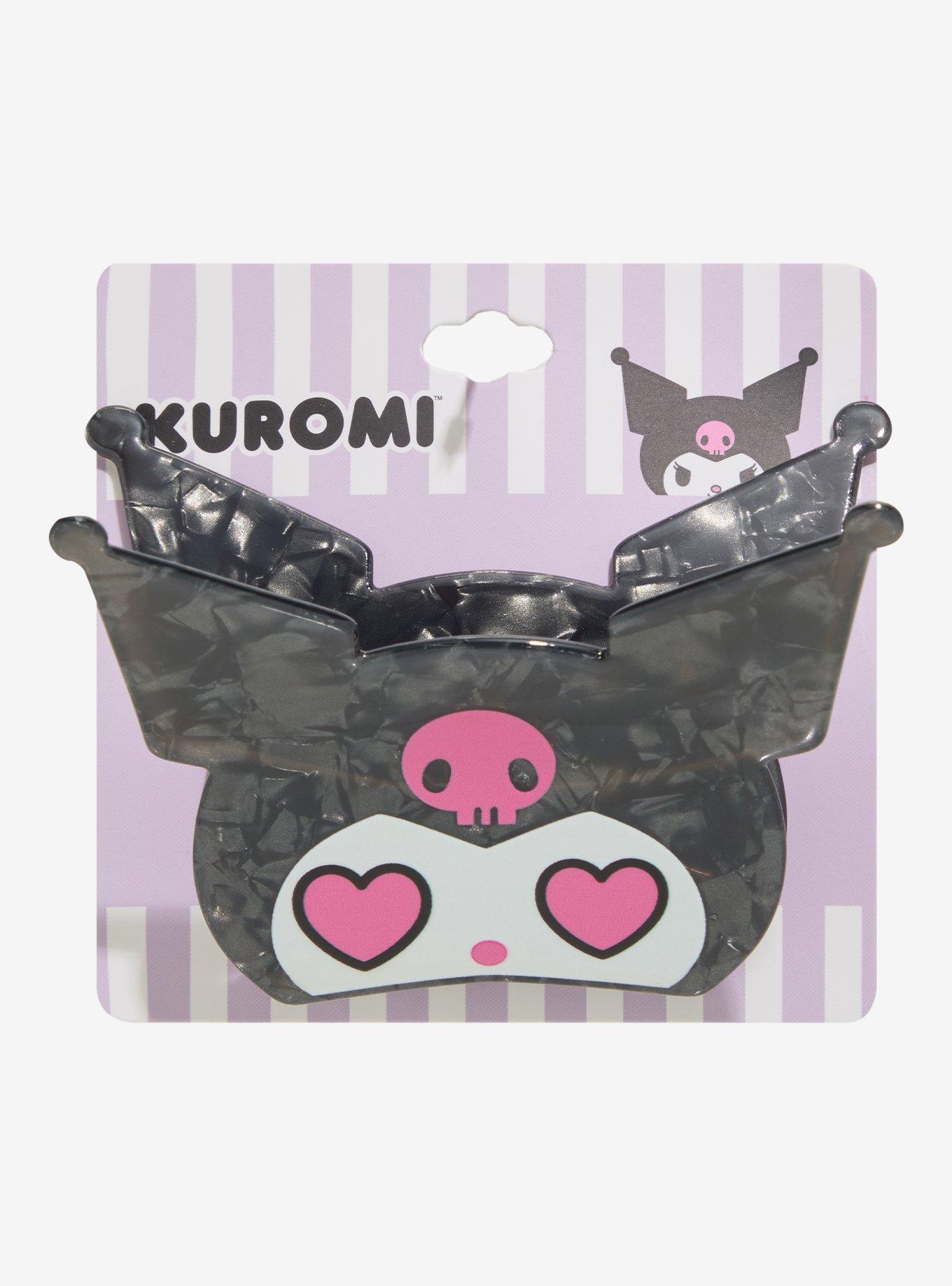 Kuromi Heart Eyes Figural Claw Hair Clip, , hi-res