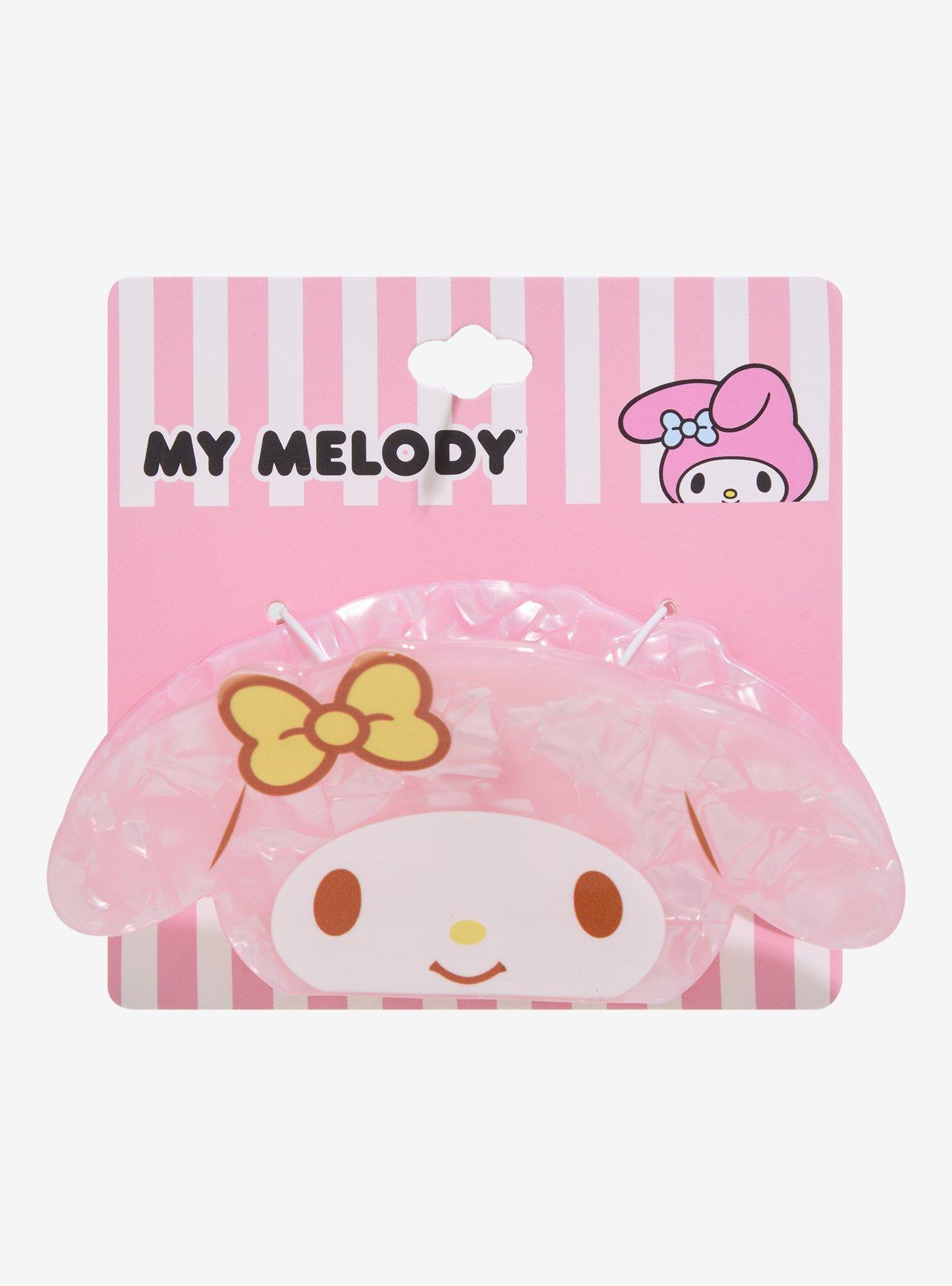 My Melody Face Figural Claw Hair Clip, , hi-res