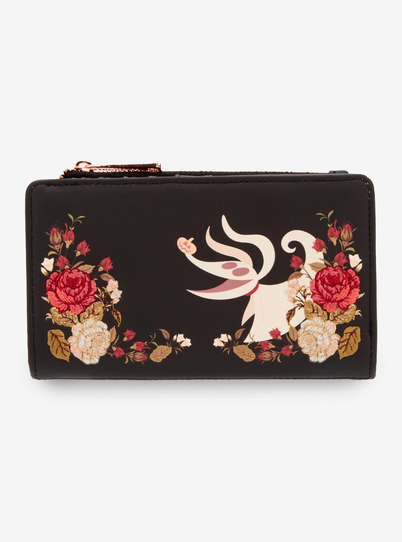 loungefly ナイトメアビフォークリスマス ゼロ ウォレット Loungefly Disney The Nightmare Before Christmas Foral Zero