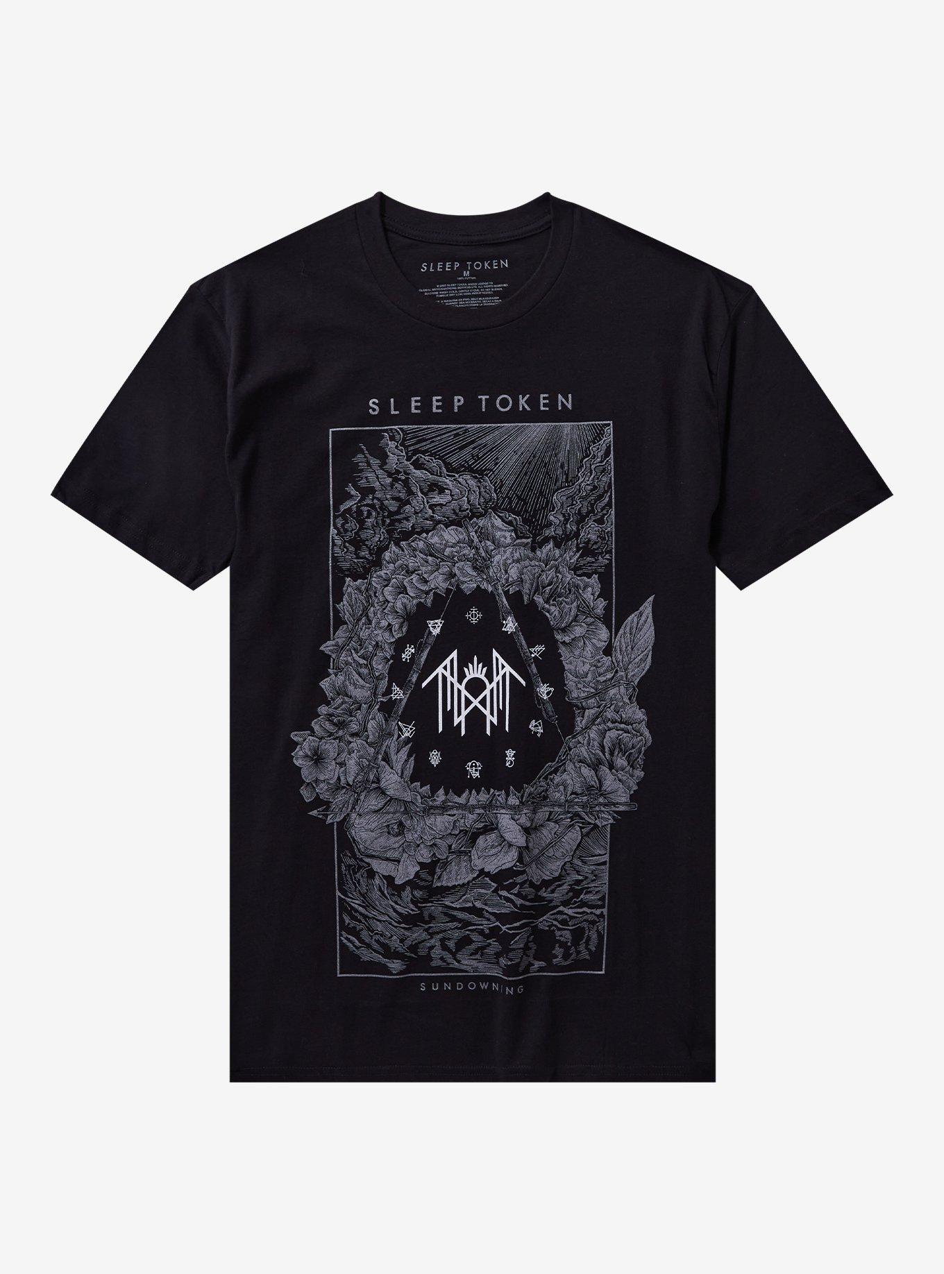 Sleep Token Sundowning Runes & Flowers T-Shirt, , hi-res