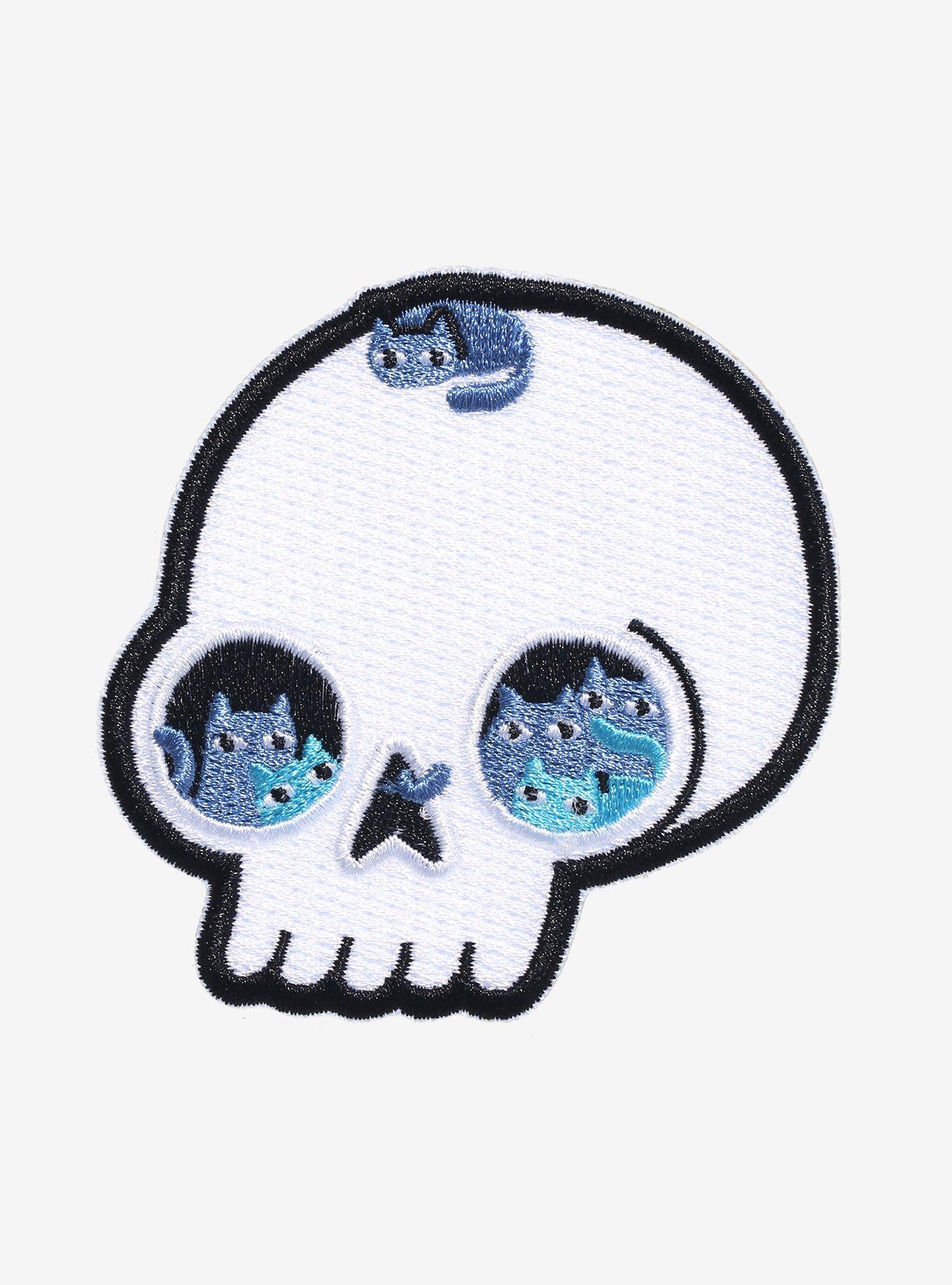 Skull Full Of Cats Patch By Obinsun, , hi-res