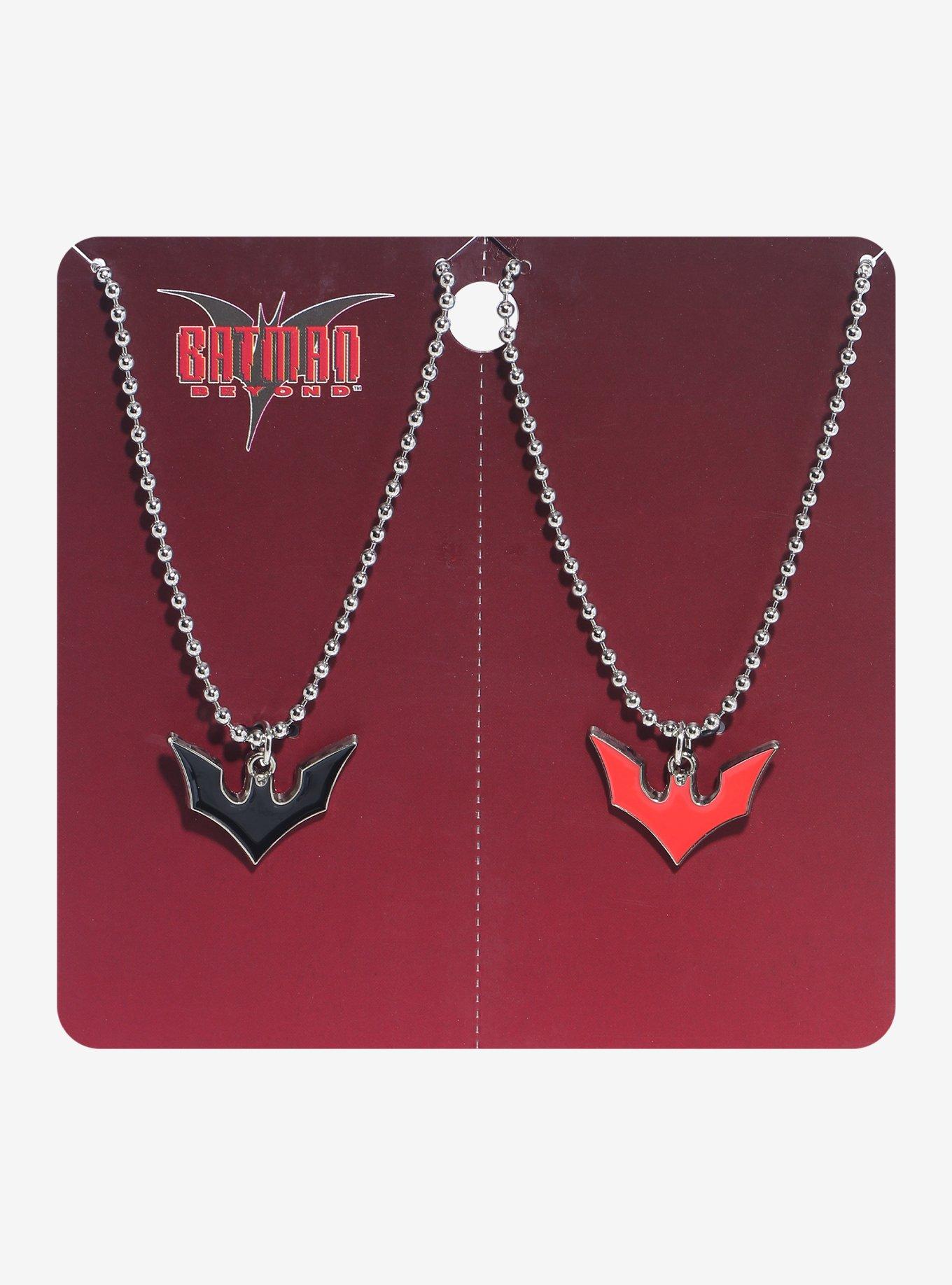 DC Comics Batman Beyond Symbol Best Friend Necklace Set, , hi-res