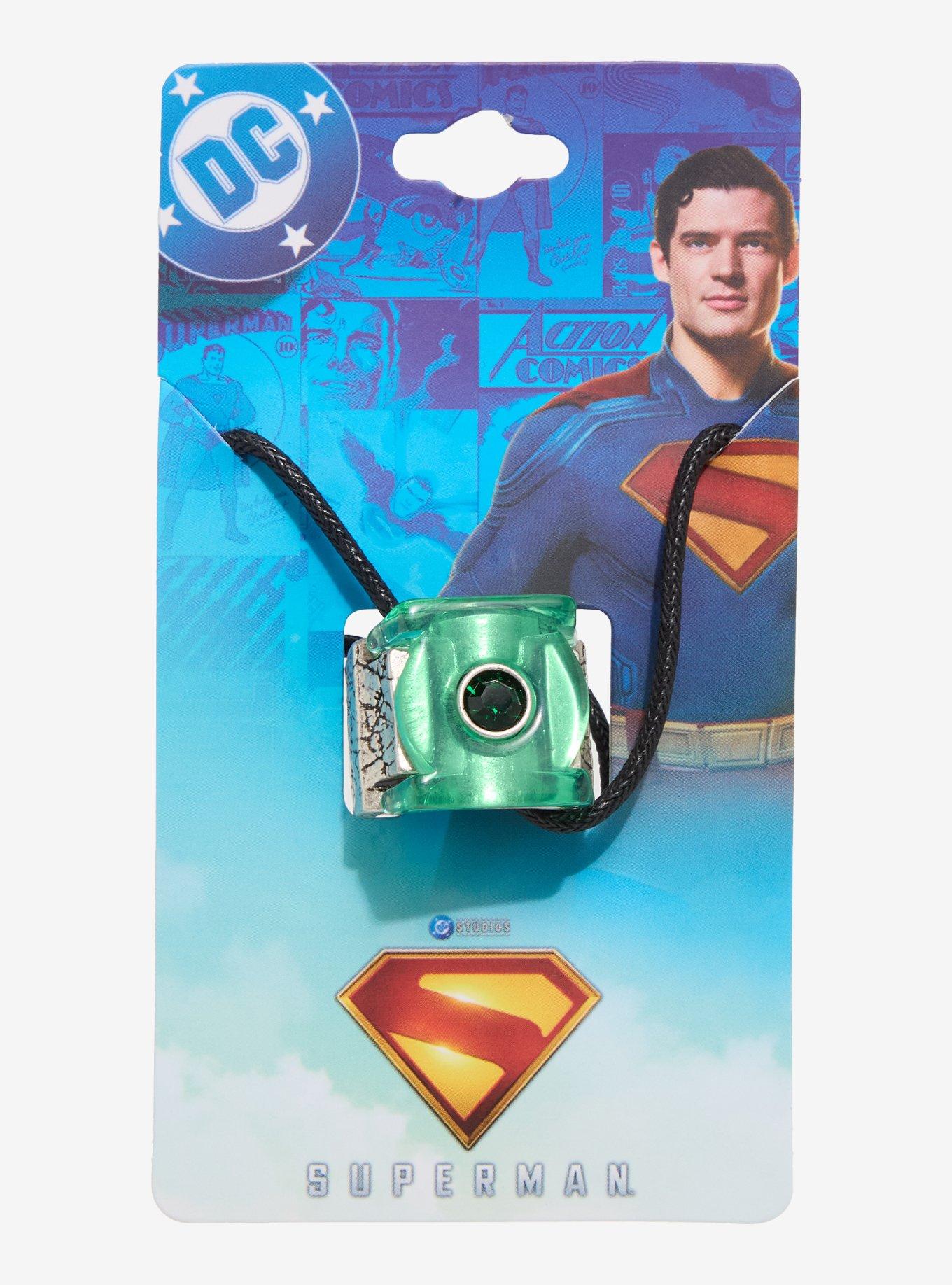 DC Comics Superman Green Lantern Ring Necklace, , hi-res