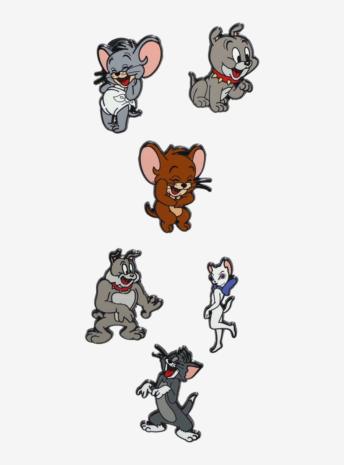 Tom and Jerry Characters Blind Box Enamel Pin, , hi-res