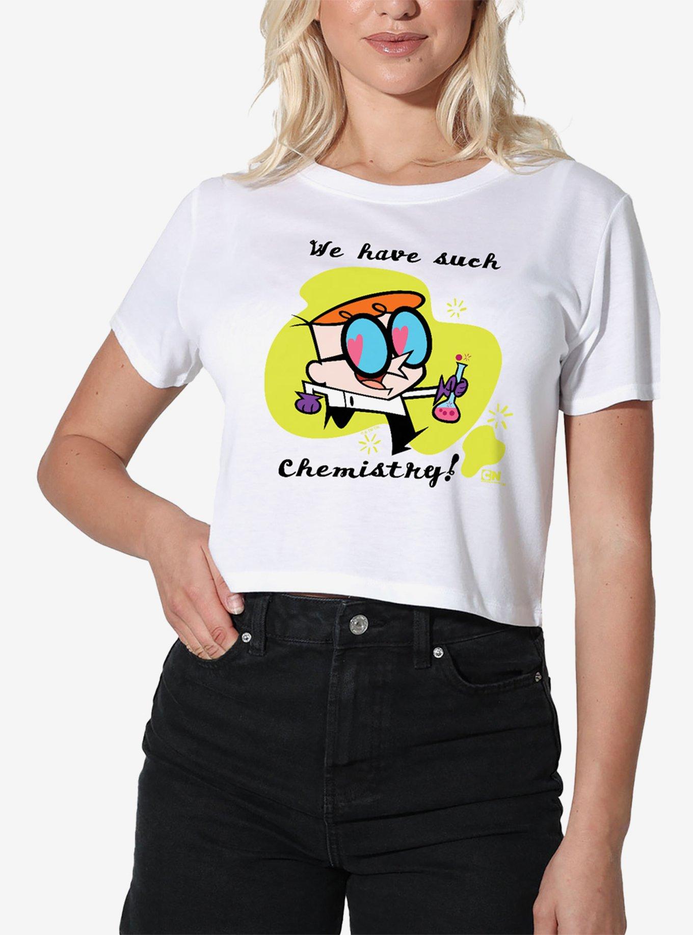 Dexter's Laboratory We Have Such Chemistry Girls Crop Top T-Shirt, , hi-res