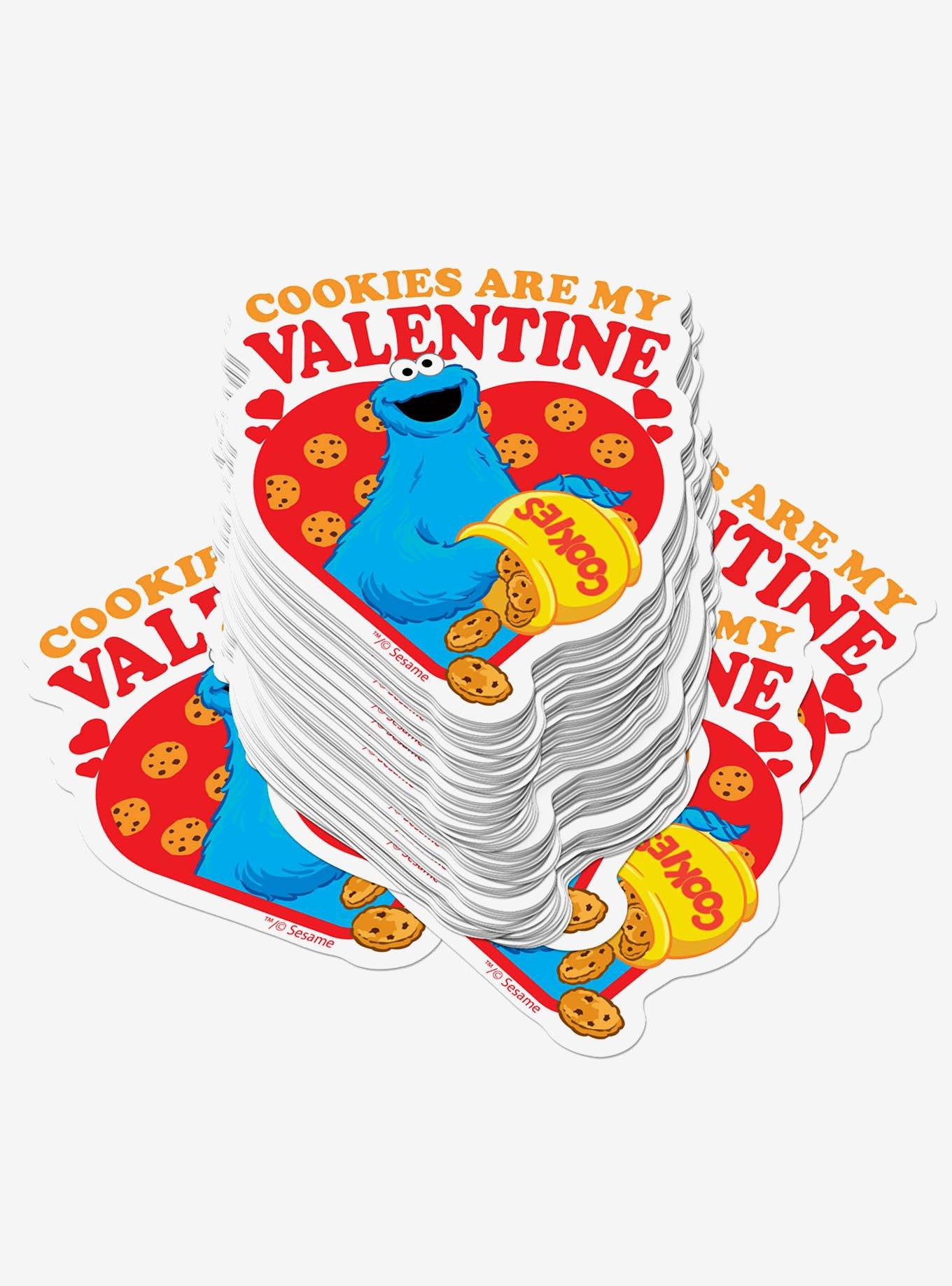 Sesame Street Cookies Are My Valentine 100ct Sticker Pack, , hi-res