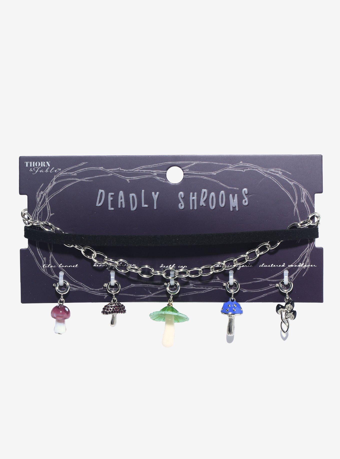 Thorn & Fable Deadly Shrooms Choker Set, , hi-res
