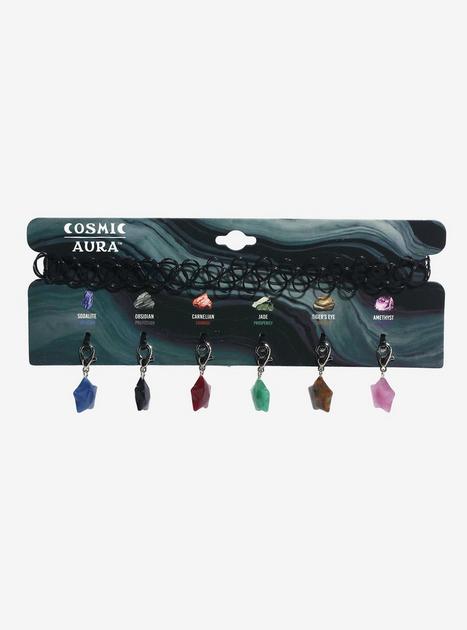 Cosmic Aura Star Crystal Tattoo Choker Set | Hot Topic