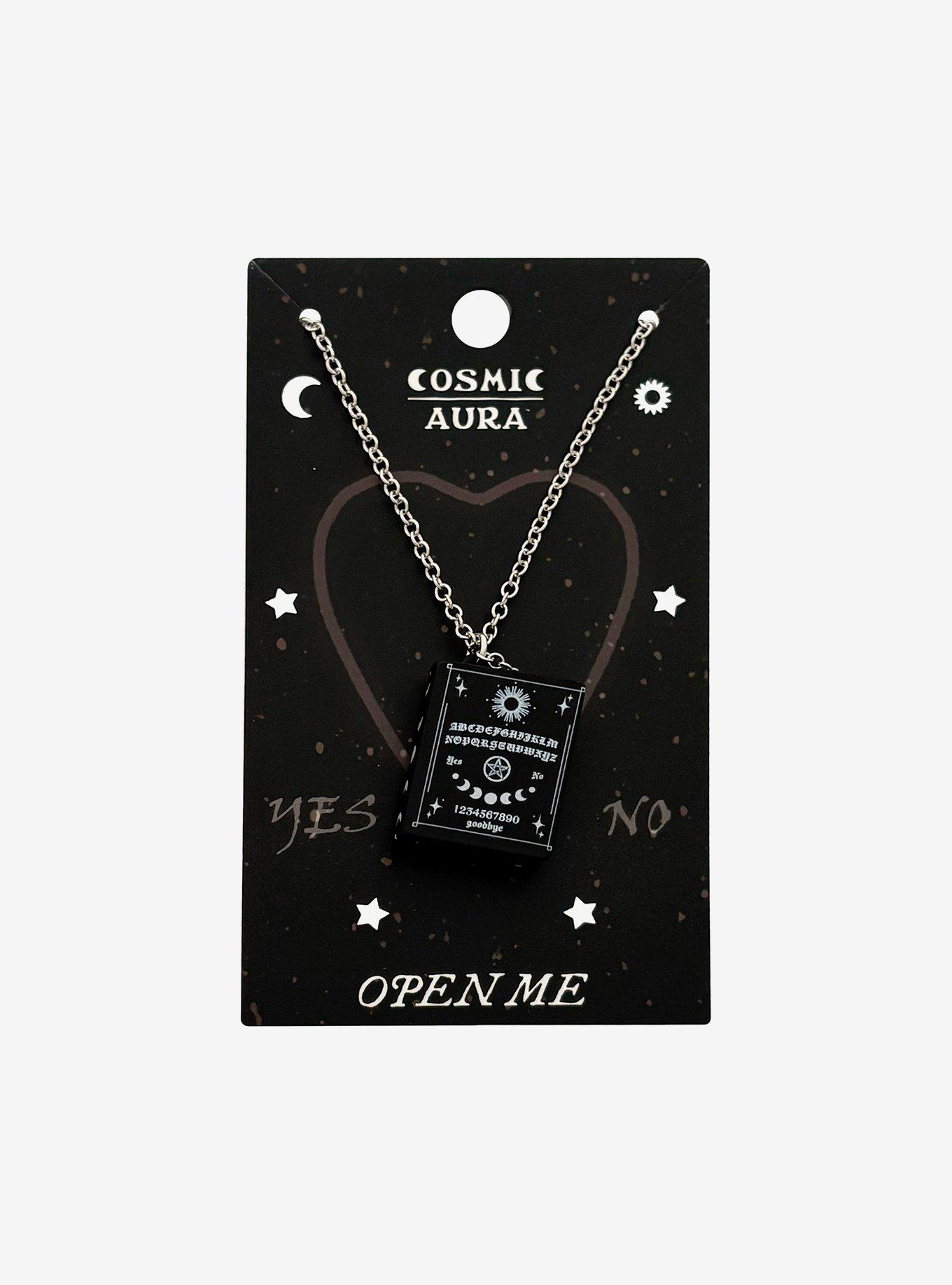 Cosmic Aura Spirit Board Locket Necklace, , hi-res