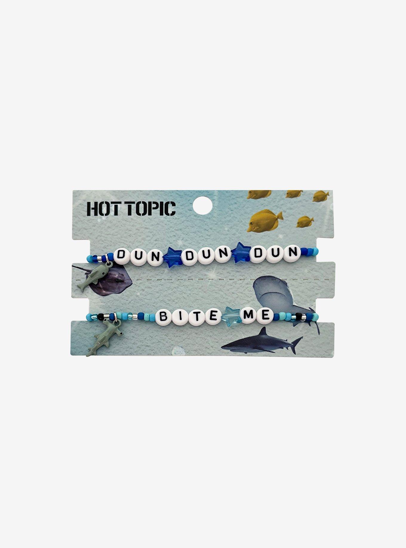 Shark Best Friend Bead Bracelet Set, , hi-res