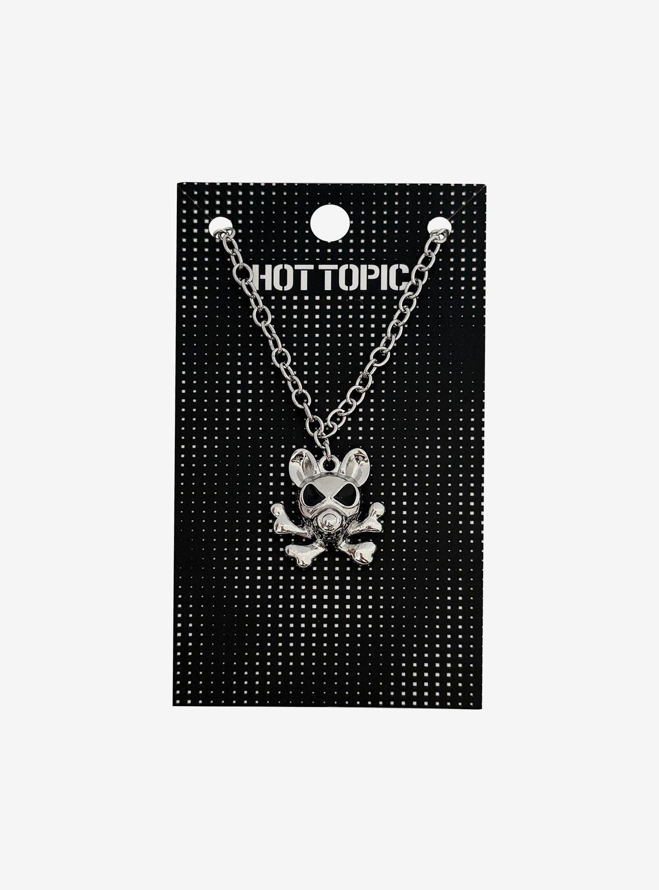 Rat Head & Crossbones Necklace, , hi-res