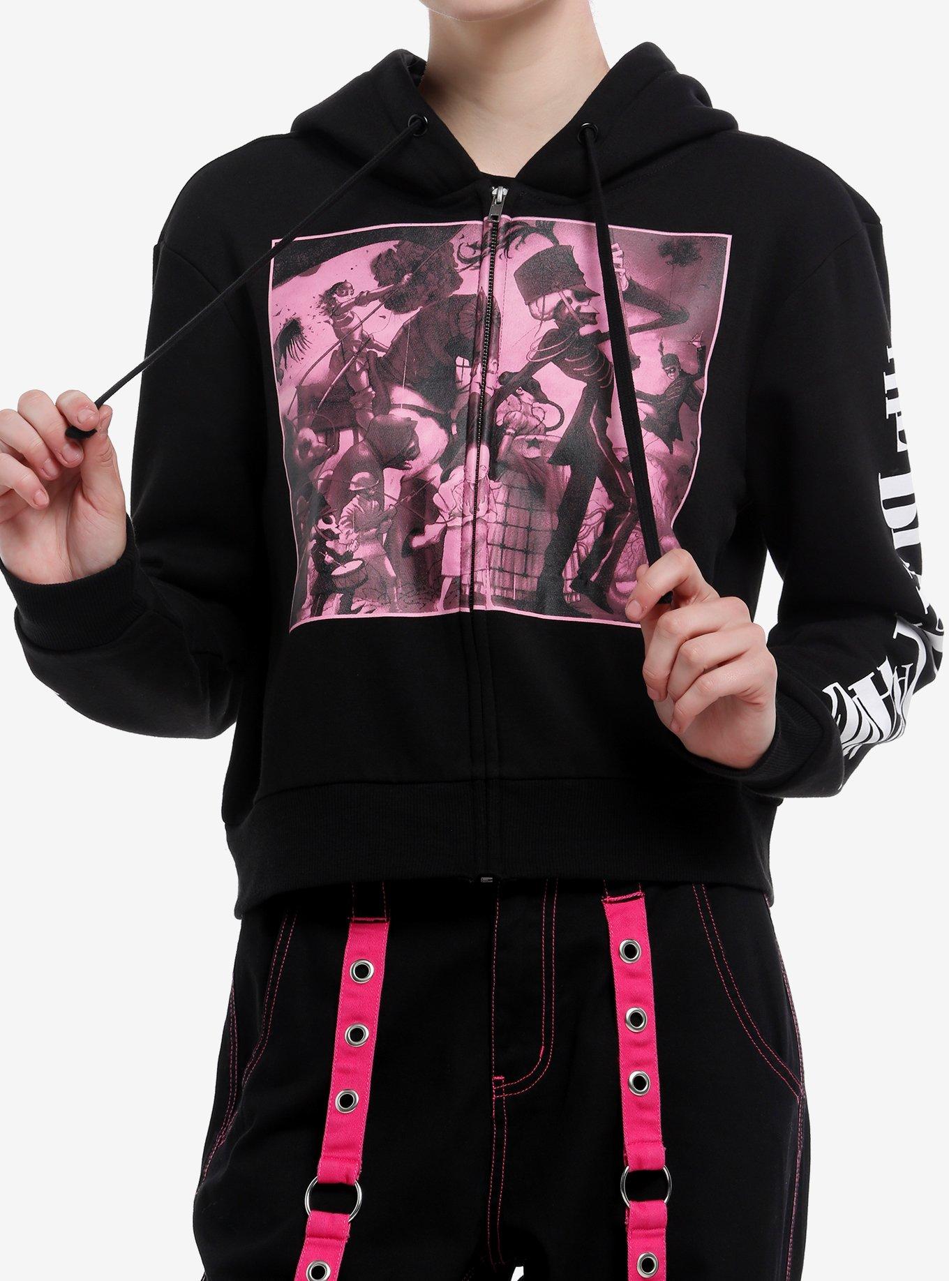 My Chemical Romance The Black Parade Crop Girls Hoodie, , hi-res