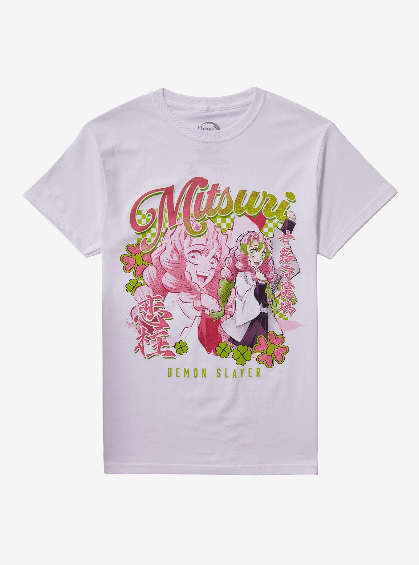 BABYLFoxesGirlsT-ShirtJ2XサイズHOTTOPIC Demon Slayer: Kimetsu No Yaiba Mitsuri Clovers Girls T-Shirt | Hot