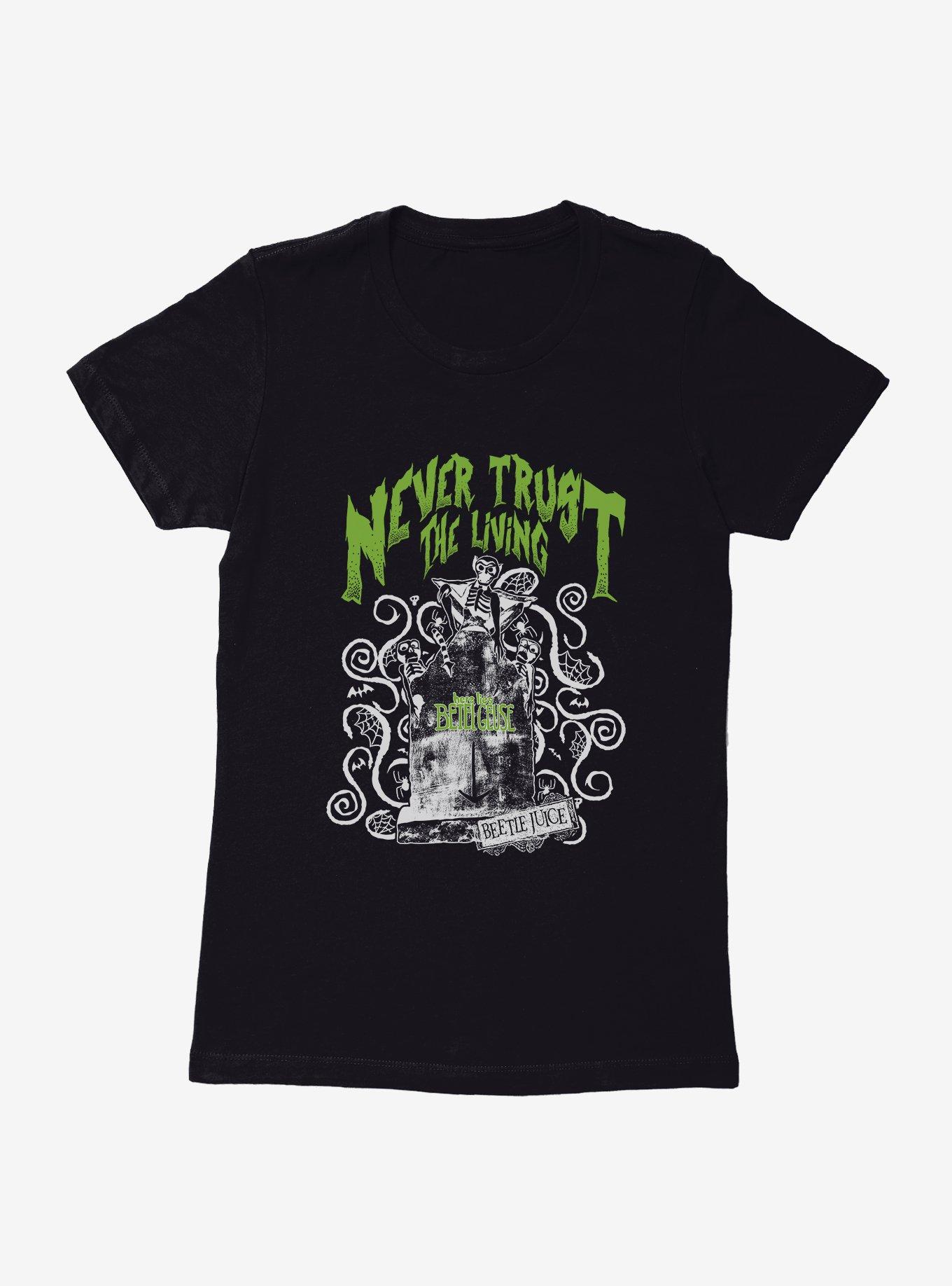 Beetlejuice Cemetery Womens T-Shirt,All Products : American Fashion Style Bags On Sale