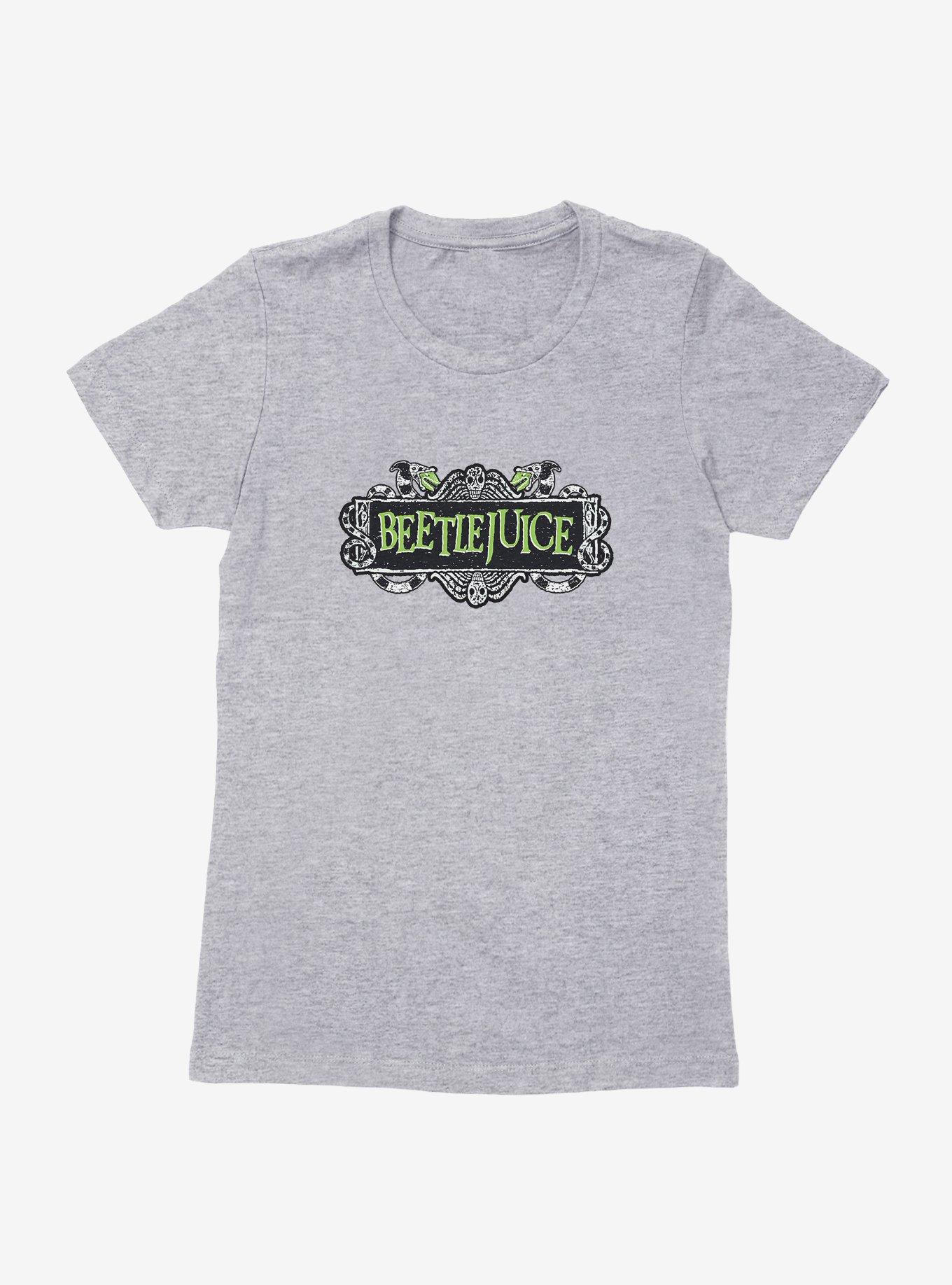 Beetlejuice Green Logo Womens T-Shirt,All Products : American Fashion Style Bags On Sale
