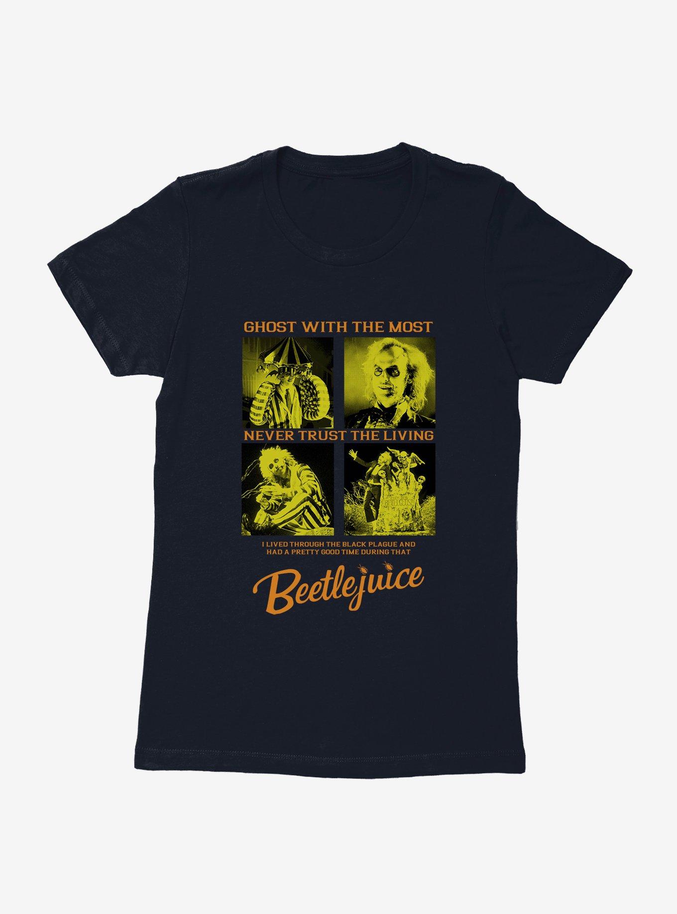 Beetlejuice Ghost With The Most Womens T-Shirt,All Products : American Fashion Style Bags On Sale