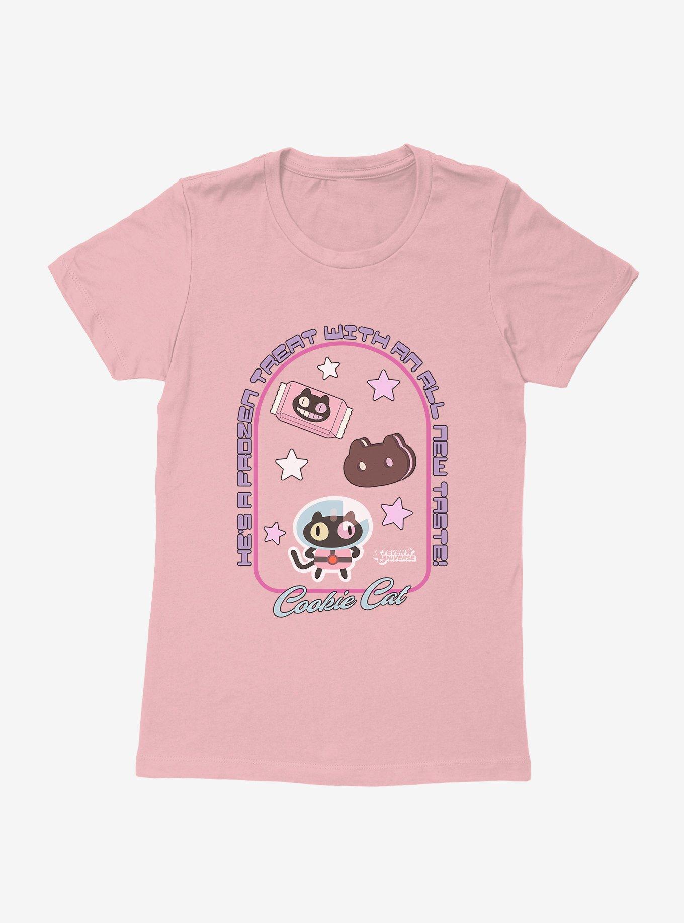 Steven Universe Cookie Cat Womens T-Shirt, LIGHT PINK, hi-res