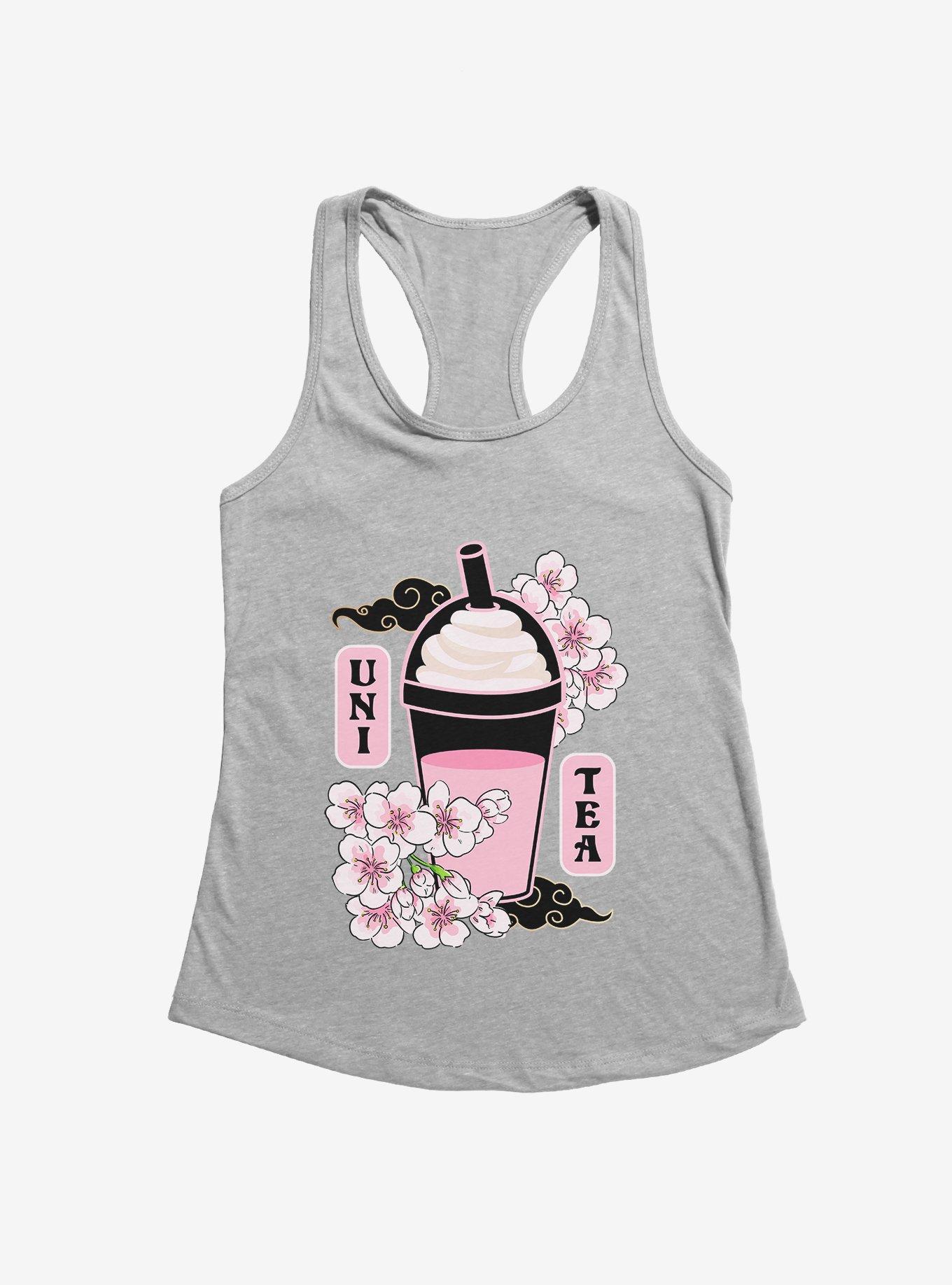 Uni Tea Cherry Blossom Boba Girls Tank, , hi-res