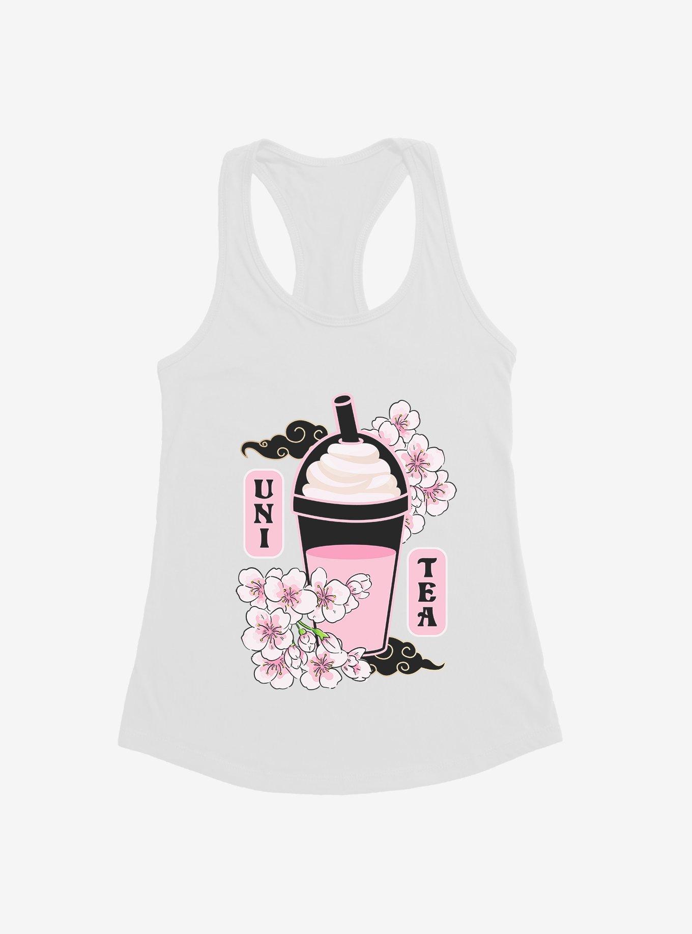 Uni Tea Cherry Blossom Boba Girls Tank, , hi-res