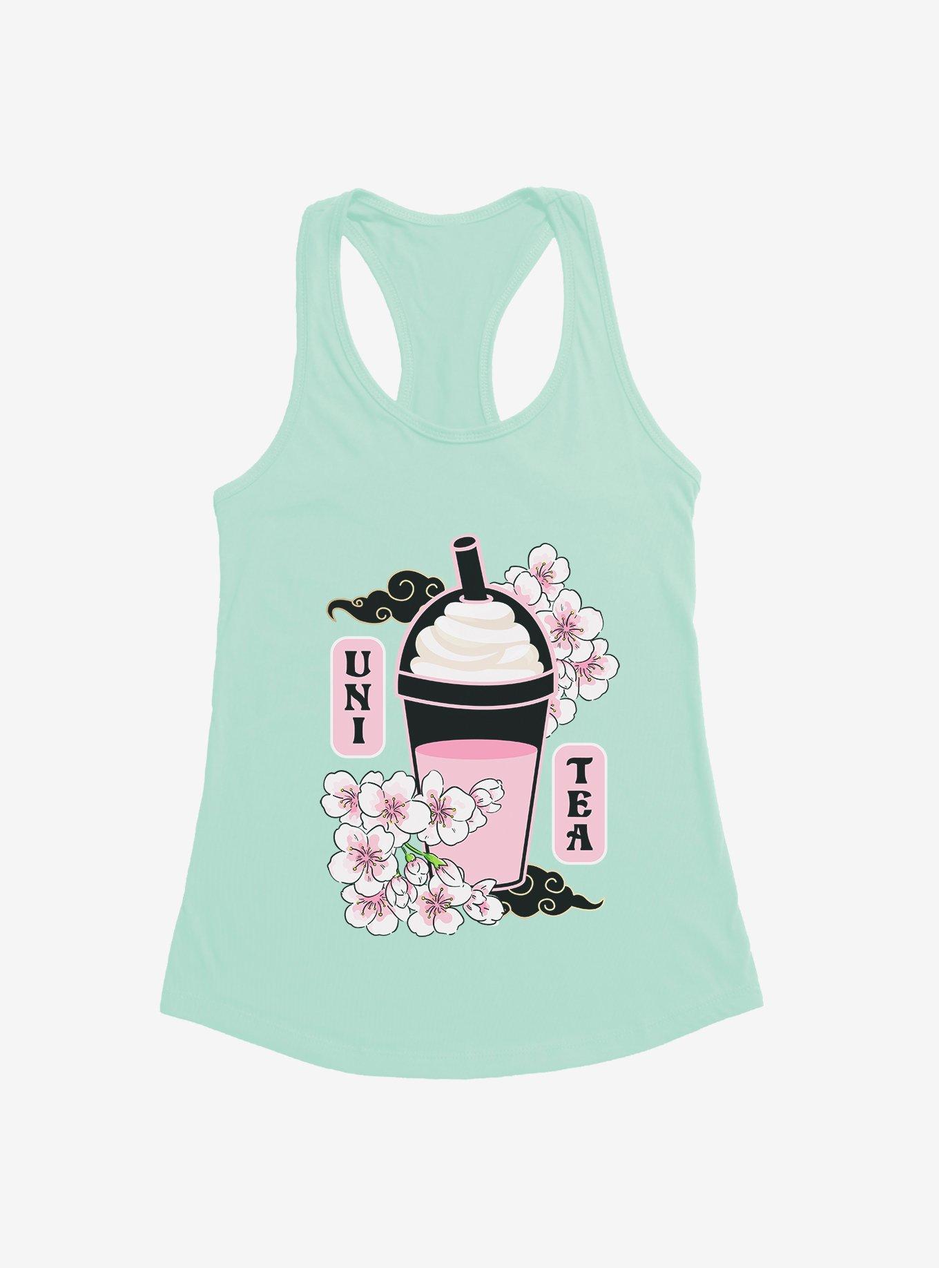 Uni Tea Cherry Blossom Boba Girls Tank, , hi-res