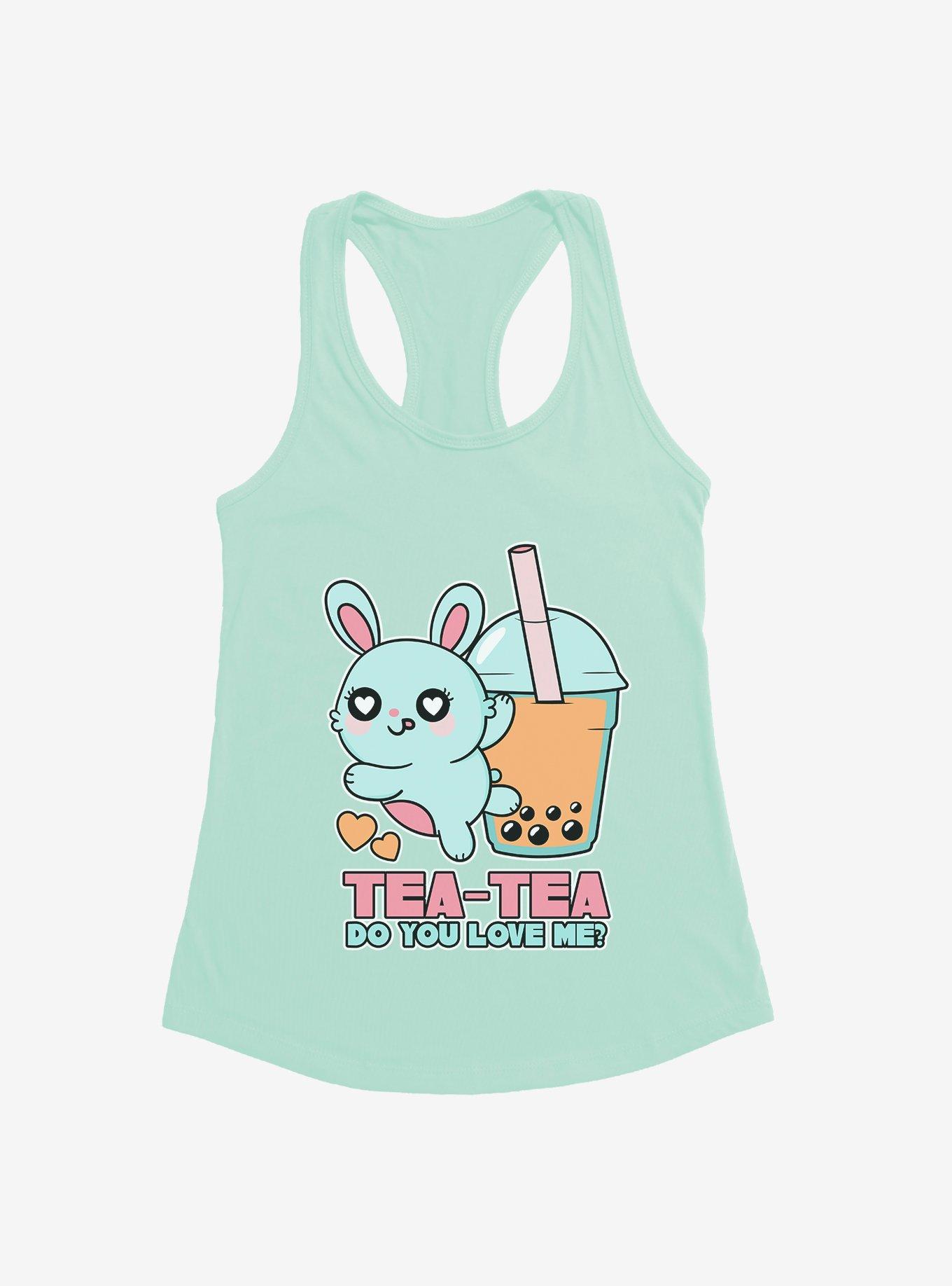 Tea Tea Do You Love Me Bunny Boba Girls Tank, , hi-res