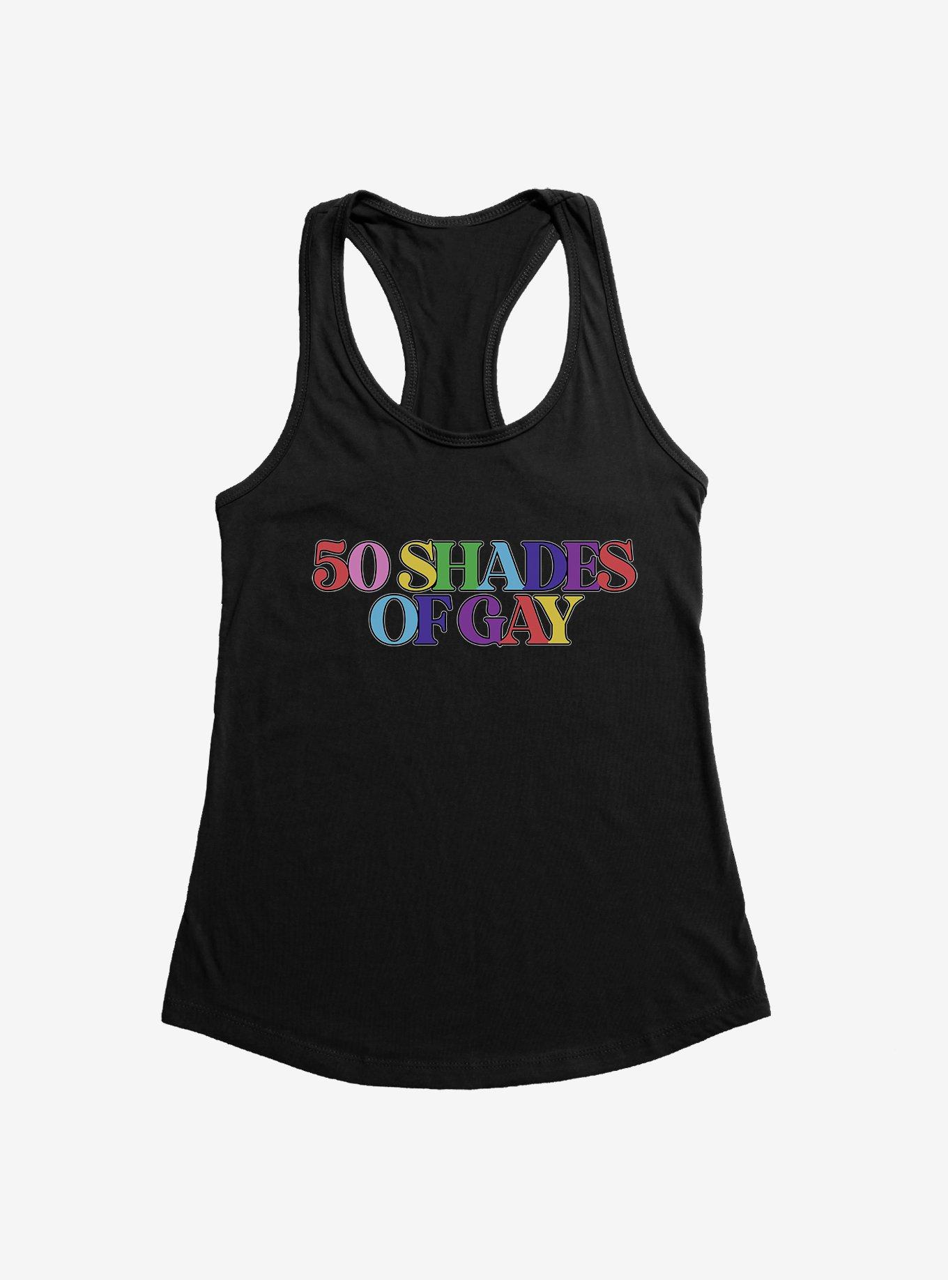 50 Shades Of Gay Tank Top, BLACK, hi-res