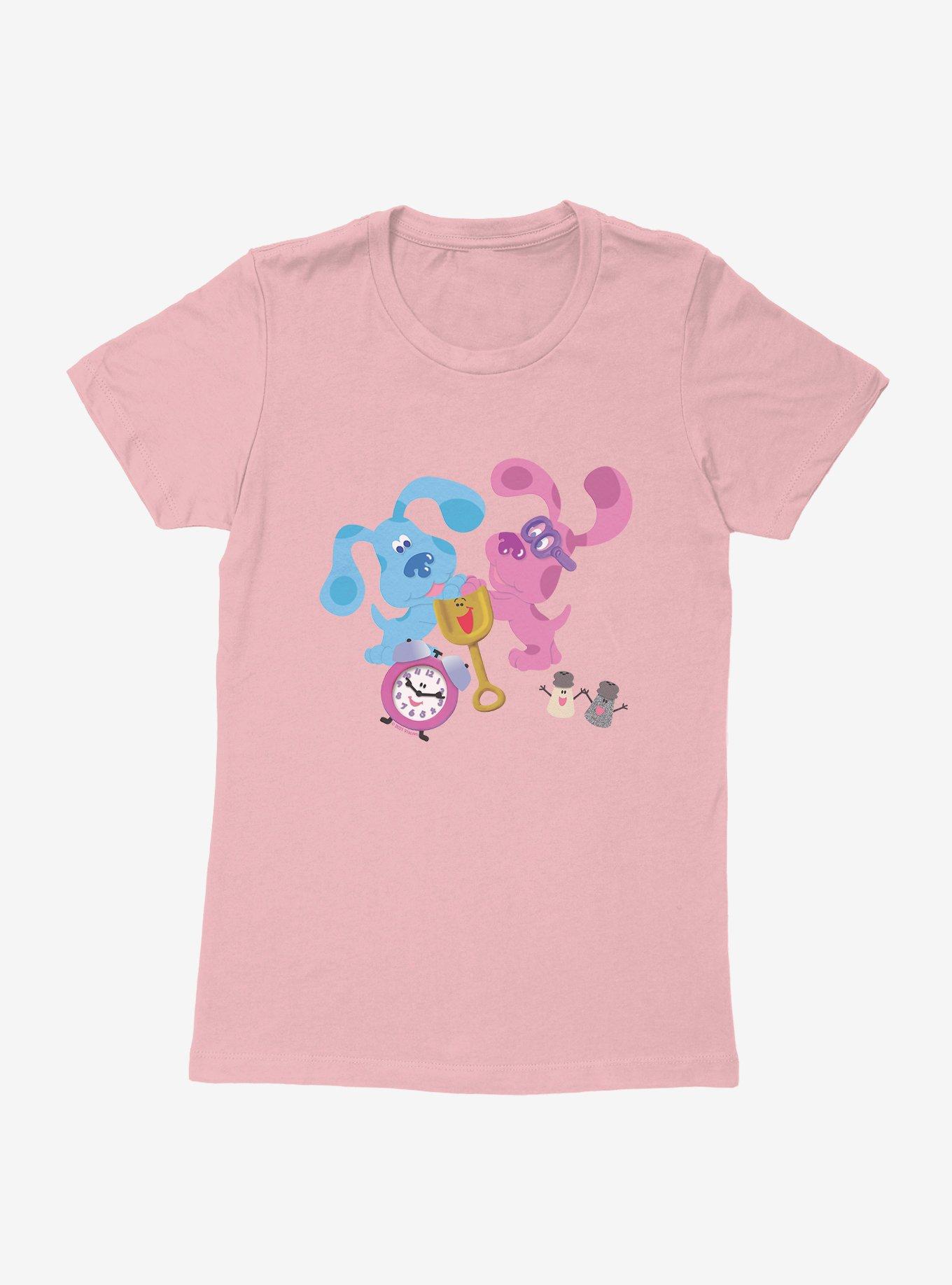 Blue´s Clues Playful Group Womens T-Shirt,All Products : American Fashion Style Bags On Sale