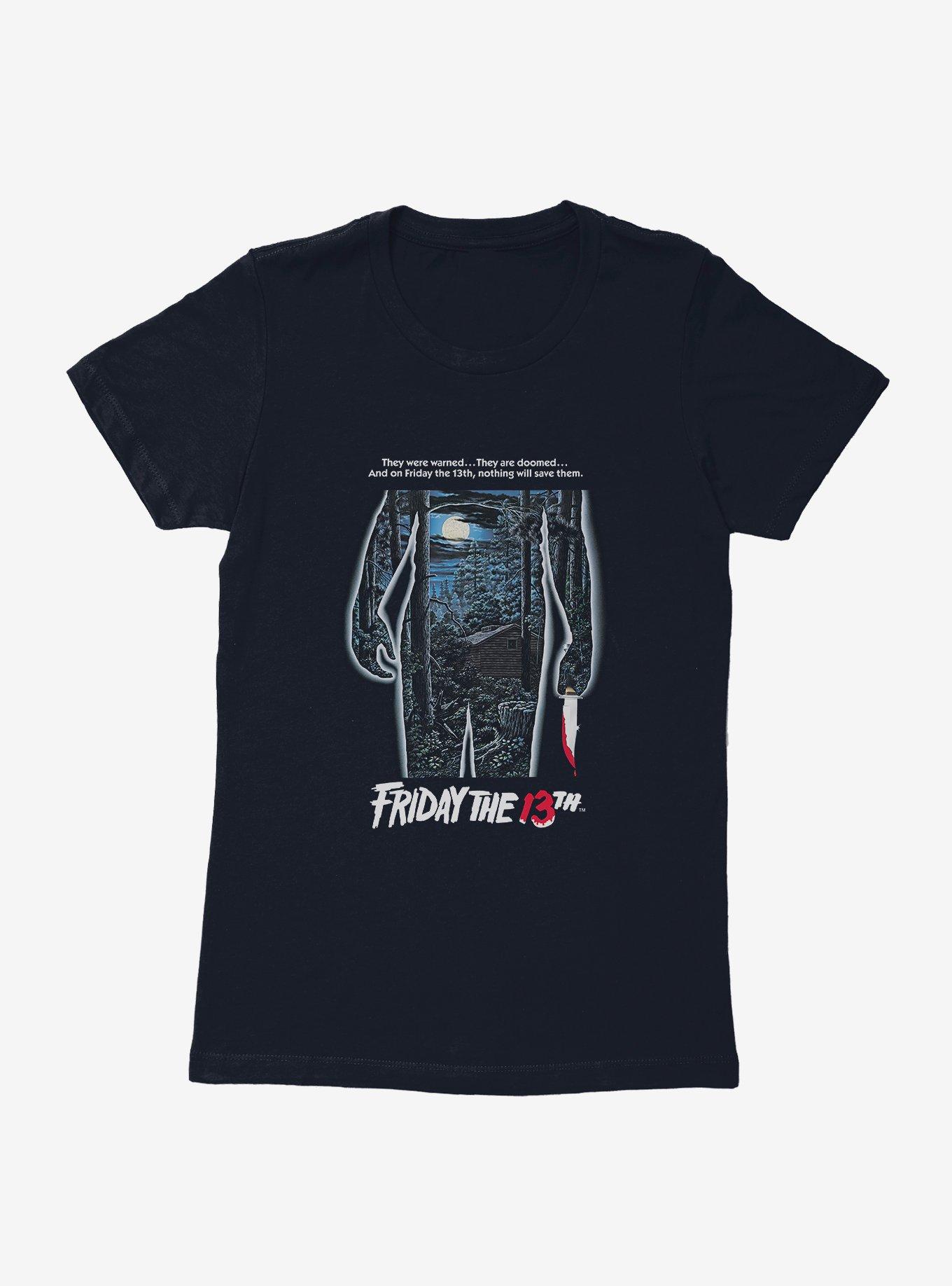 Friday The 13th Poster Womens T-Shirt, , hi-res