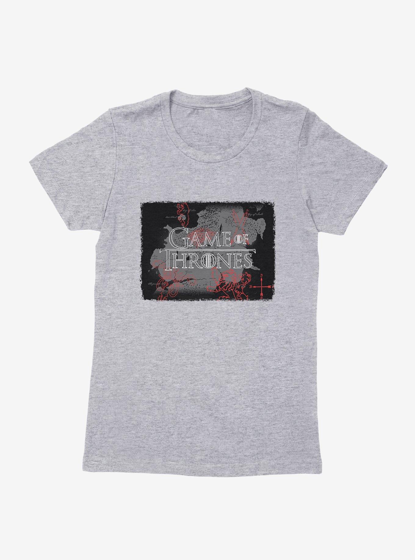 Game Of Thrones Map Logo Womens T-Shirt, , hi-res