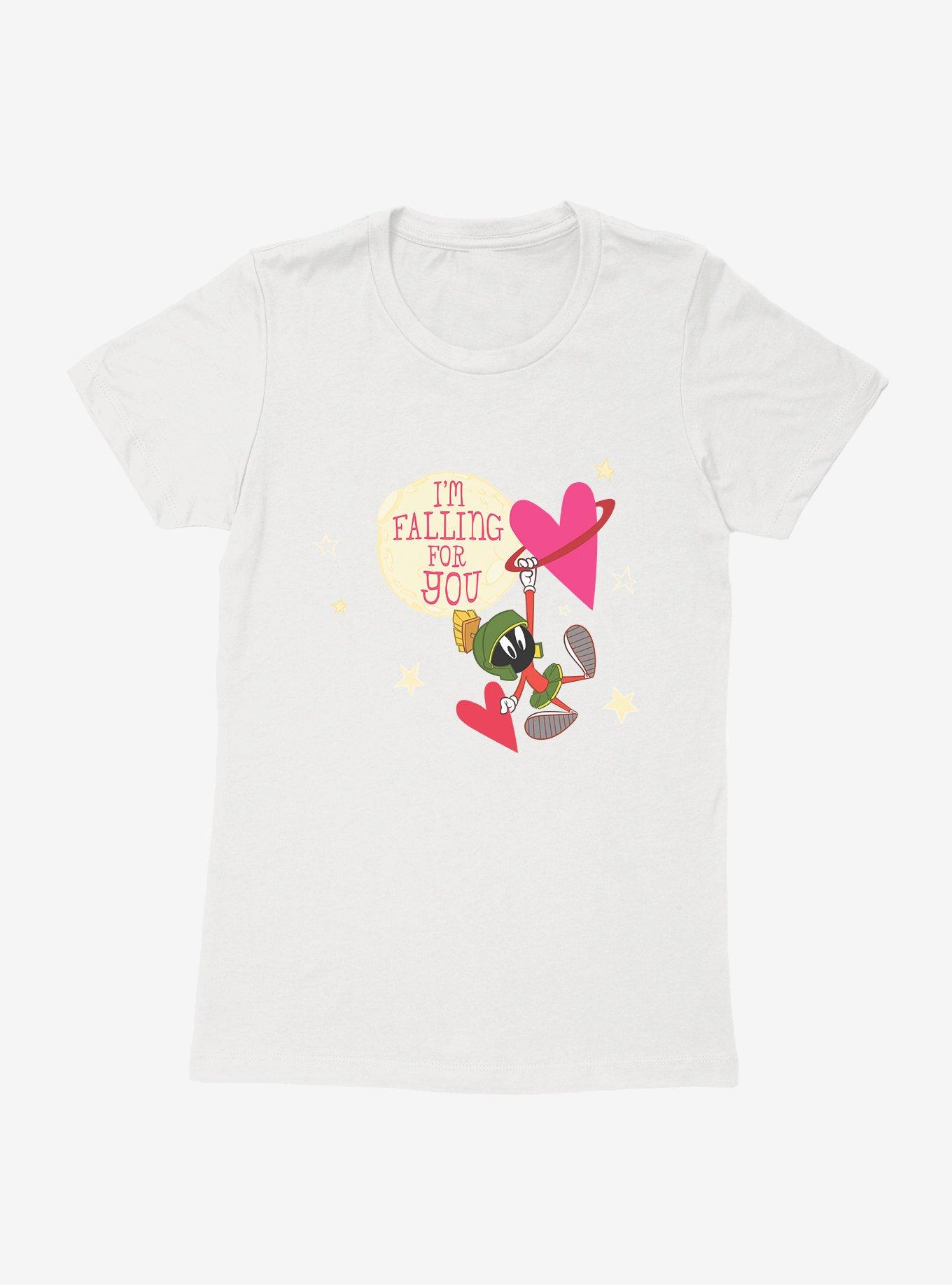 Looney Tunes Marvin The Martian Falling For You Womens T-Shirt, , hi-res