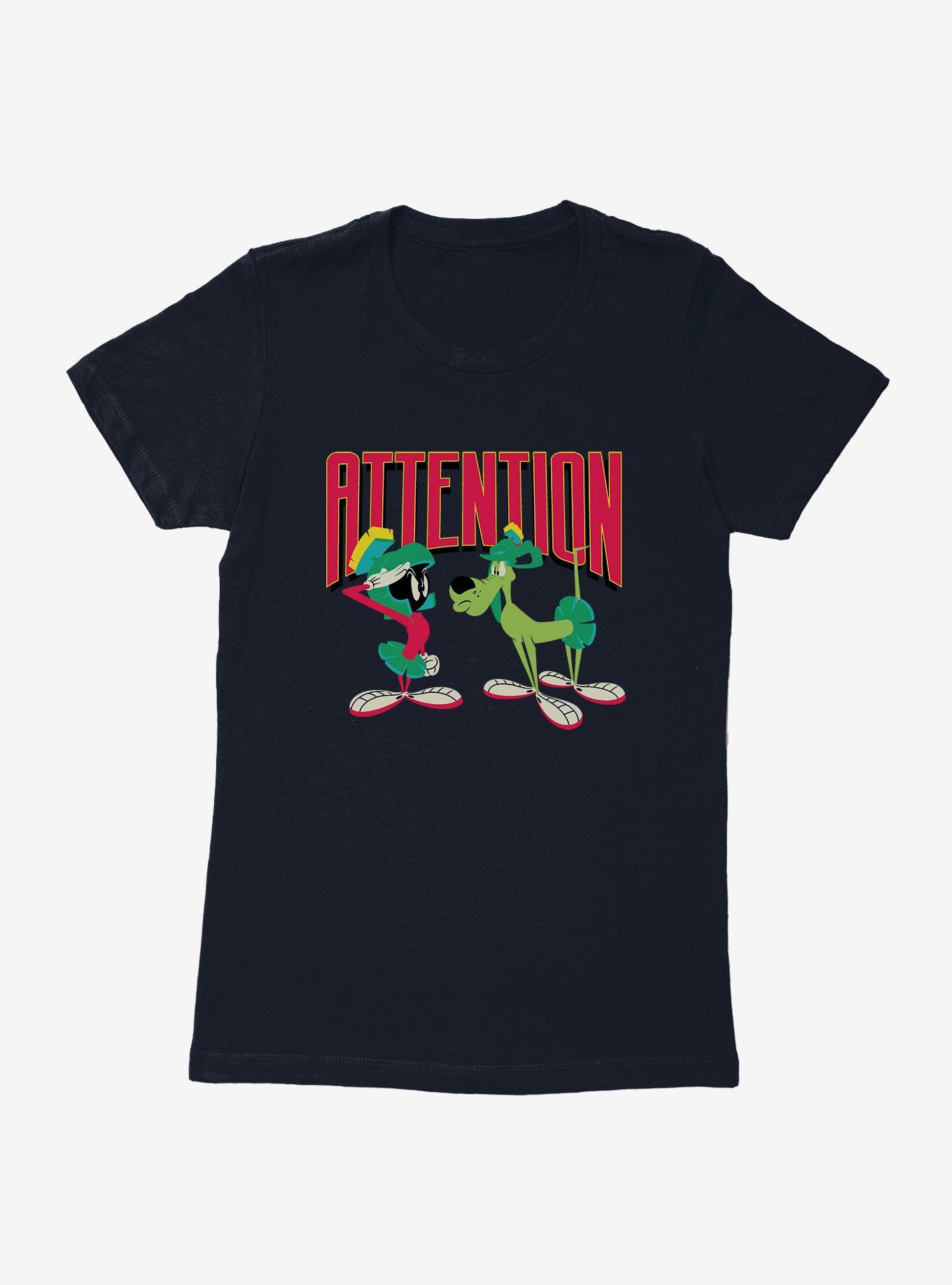 Looney Tunes Marvin The Martian And K-9 Womens T-Shirt, MIDNIGHT NAVY, hi-res