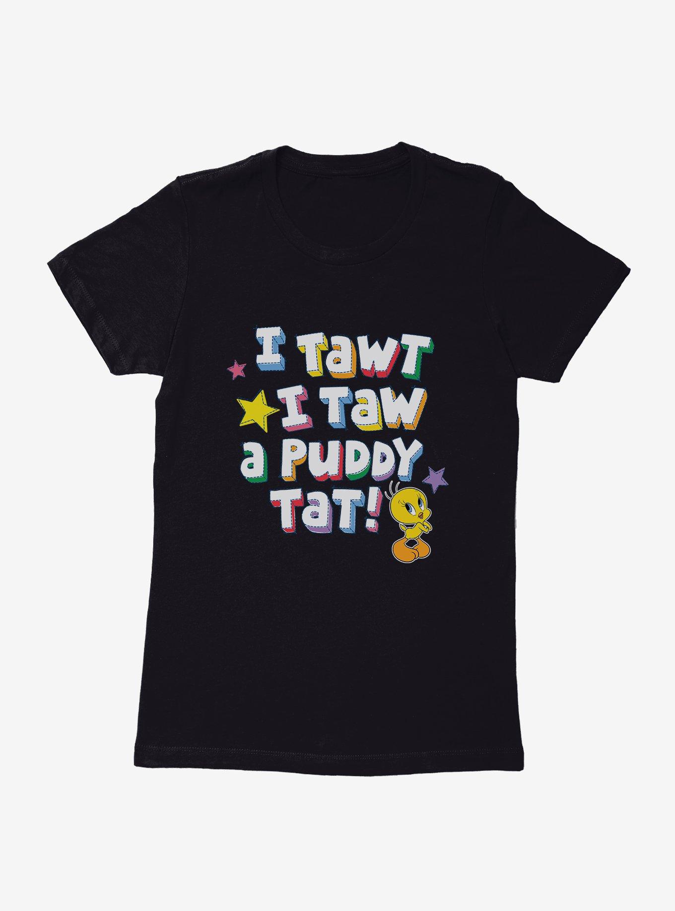 Looney Tunes Puddy Tat Bright Tweety Womens T-Shirt, , hi-res