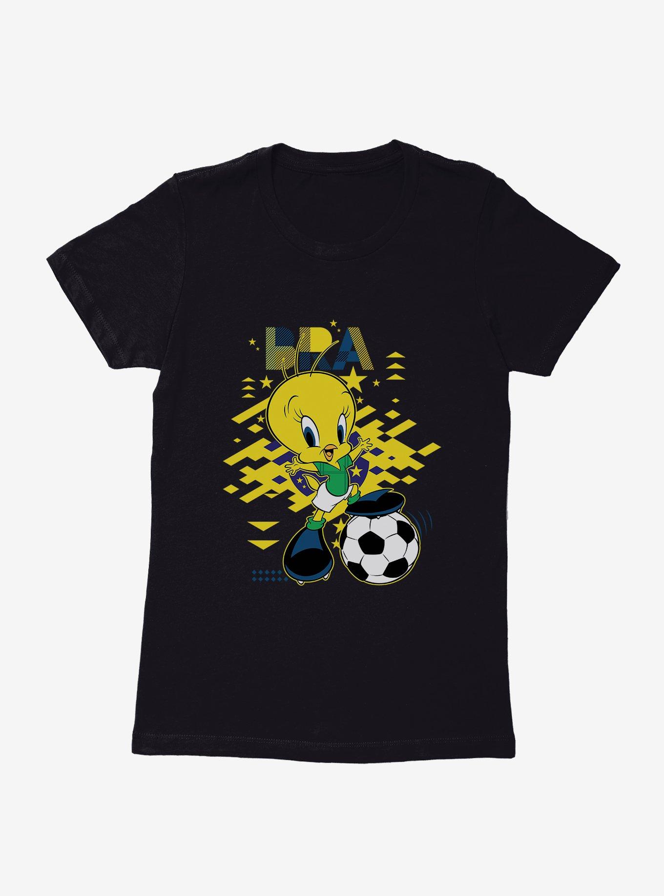 Looney Tunes Tweety Football Brazil Womens T-Shirt, , hi-res