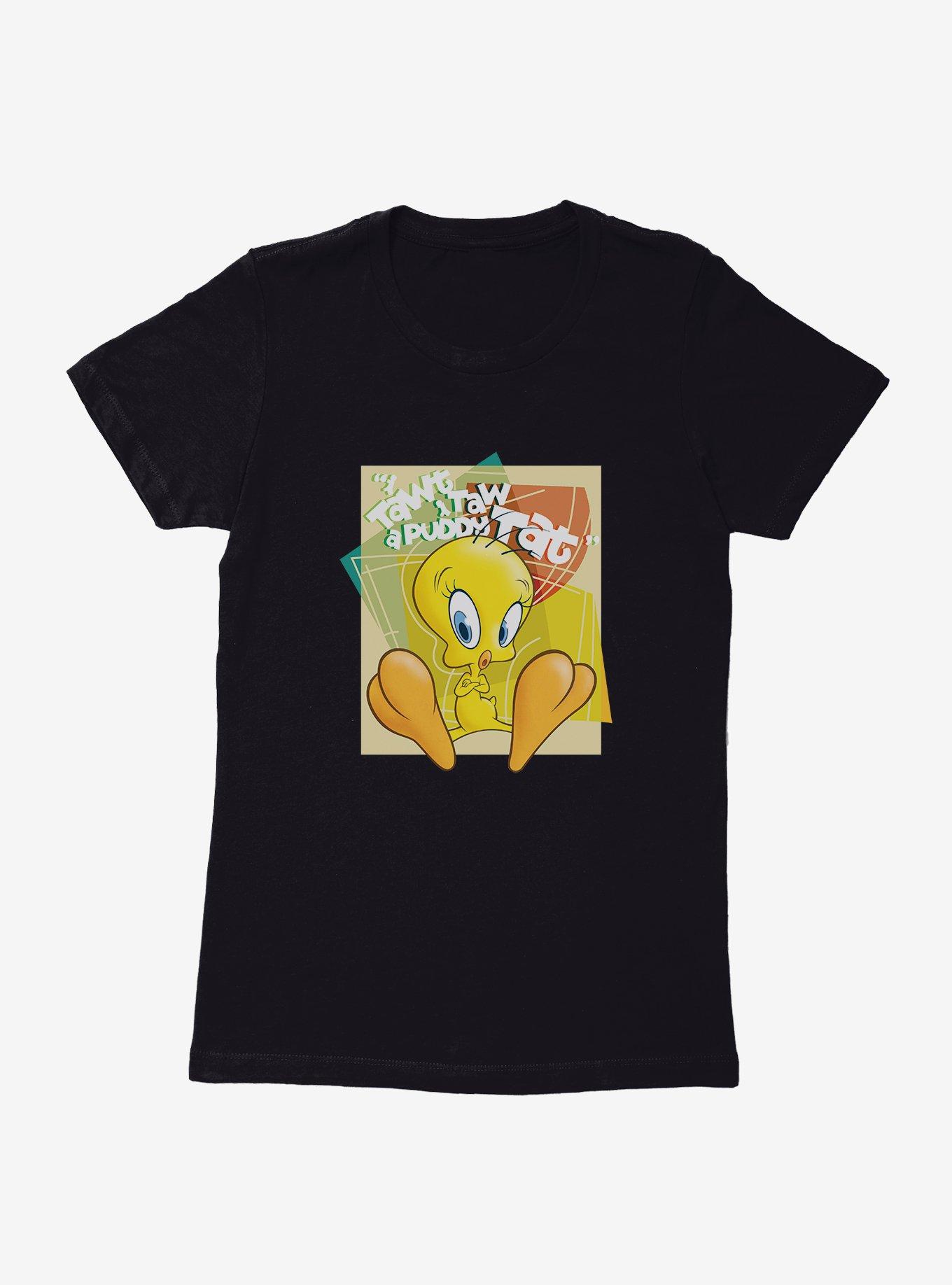 Looney Tunes Tweety Bird Taw A Puddy Tat Womens T-Shirt, , hi-res
