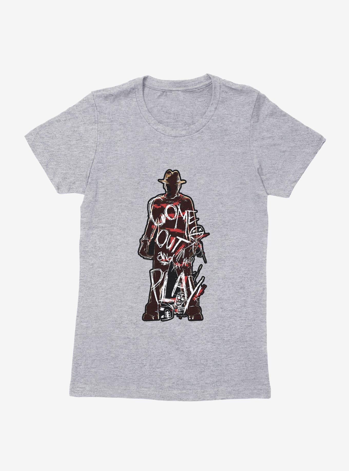 A Nightmare On Elm Street Come Out And Play Womens T-Shirt,All Products : American Fashion Style Bags On Sale