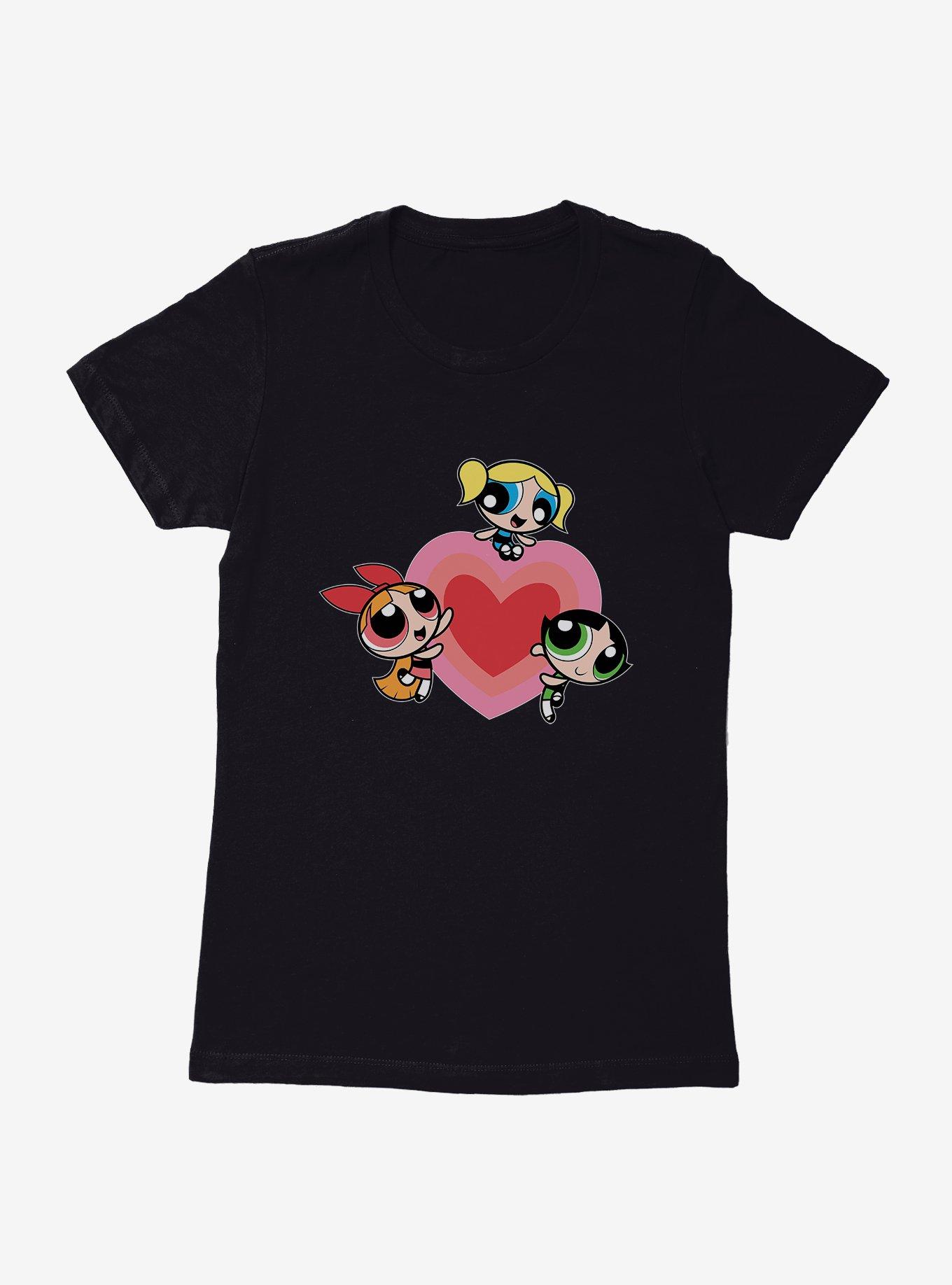 The Powerpuff Girls Heart Glow Womens T-Shirt, , hi-res