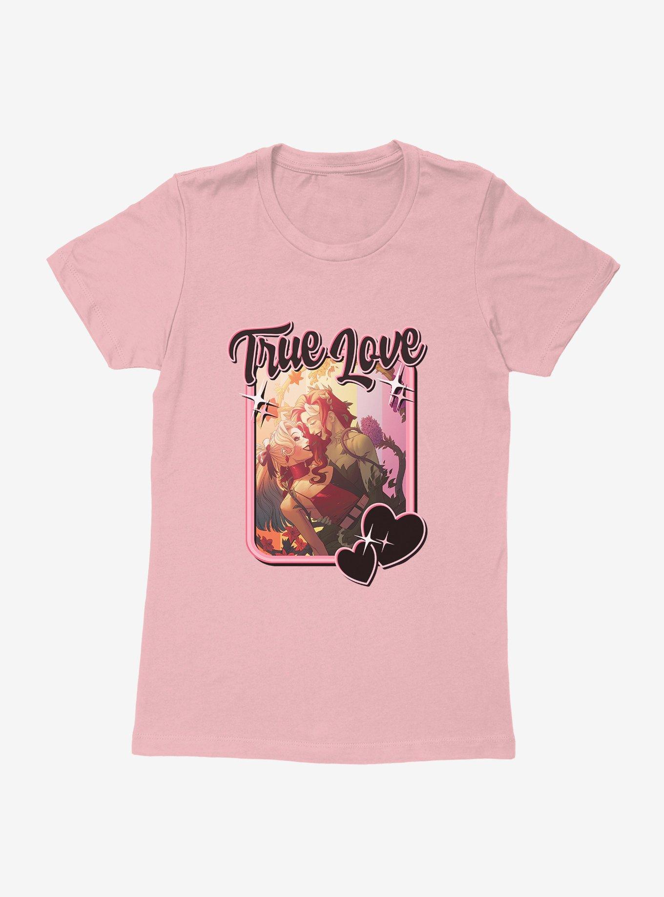 DC True Love Poison Ivy & Harley Quinn Womens T-Shirt, LIGHT PINK, hi-res