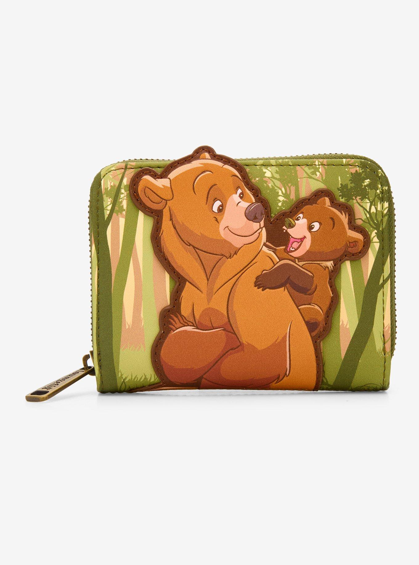 Loungefly Disney Brother Bear Koda & Kenai Small Zip Wallet - BoxLunch Exclusive, , hi-res