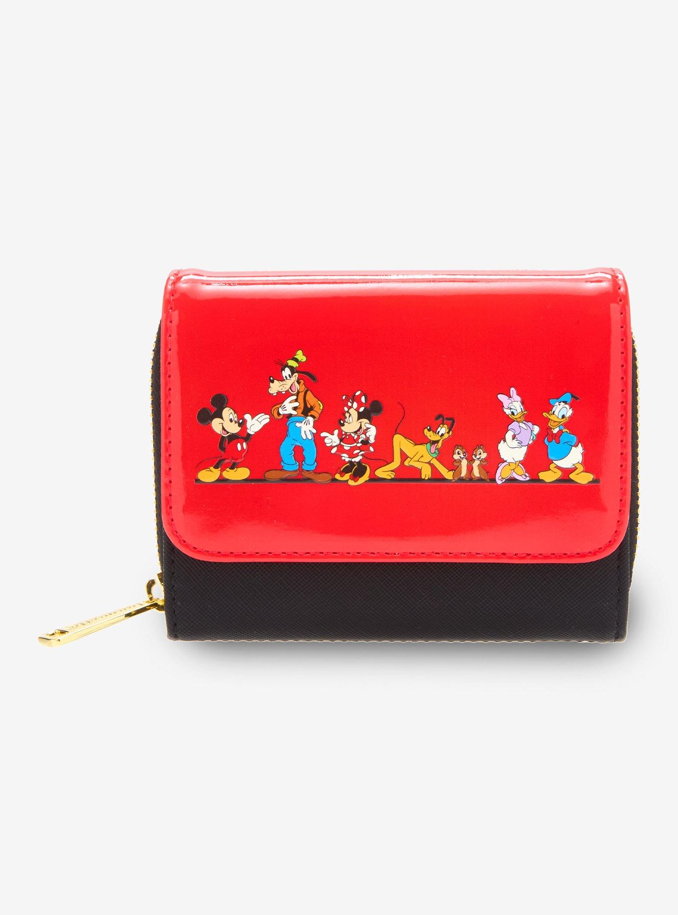 Loungefly Disney Mickey Mouse & Friends Red Wallet - BoxLunch Exclusive, , hi-res