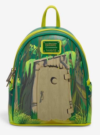 Loungefly Green and Brown Shrek Backpack Loungefly Shrek Spring Vibes Mini Backpack - Handbags  main image 4