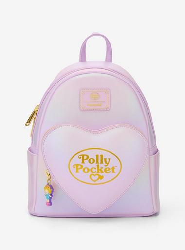 Loungefly Polly Pocket Iridescent Heart Pocket Mini Backpack - BoxLunch  Exclusive | BoxLunch