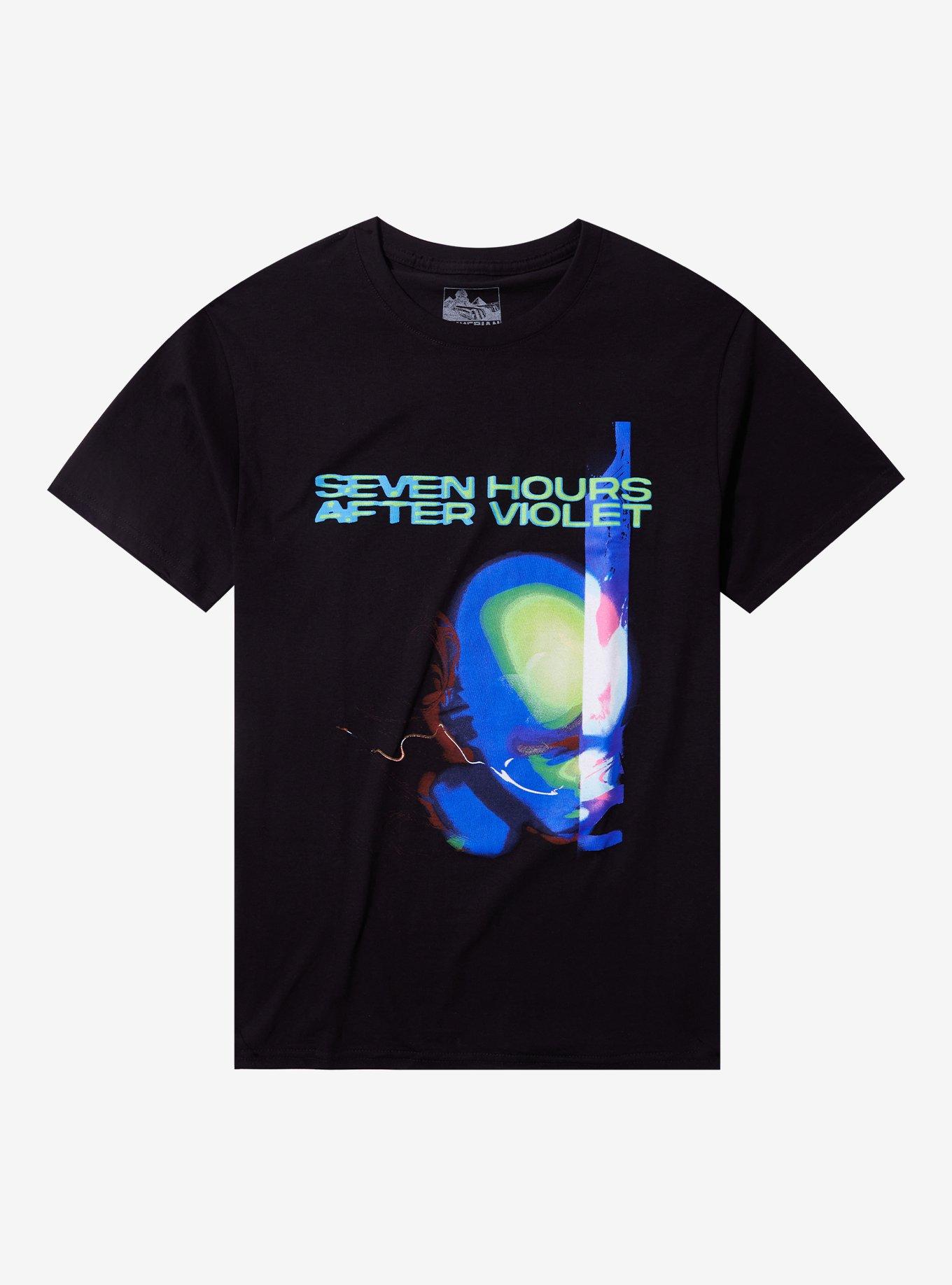 Seven Hours After Violet Blurry Head T-Shirt | Hot Topic