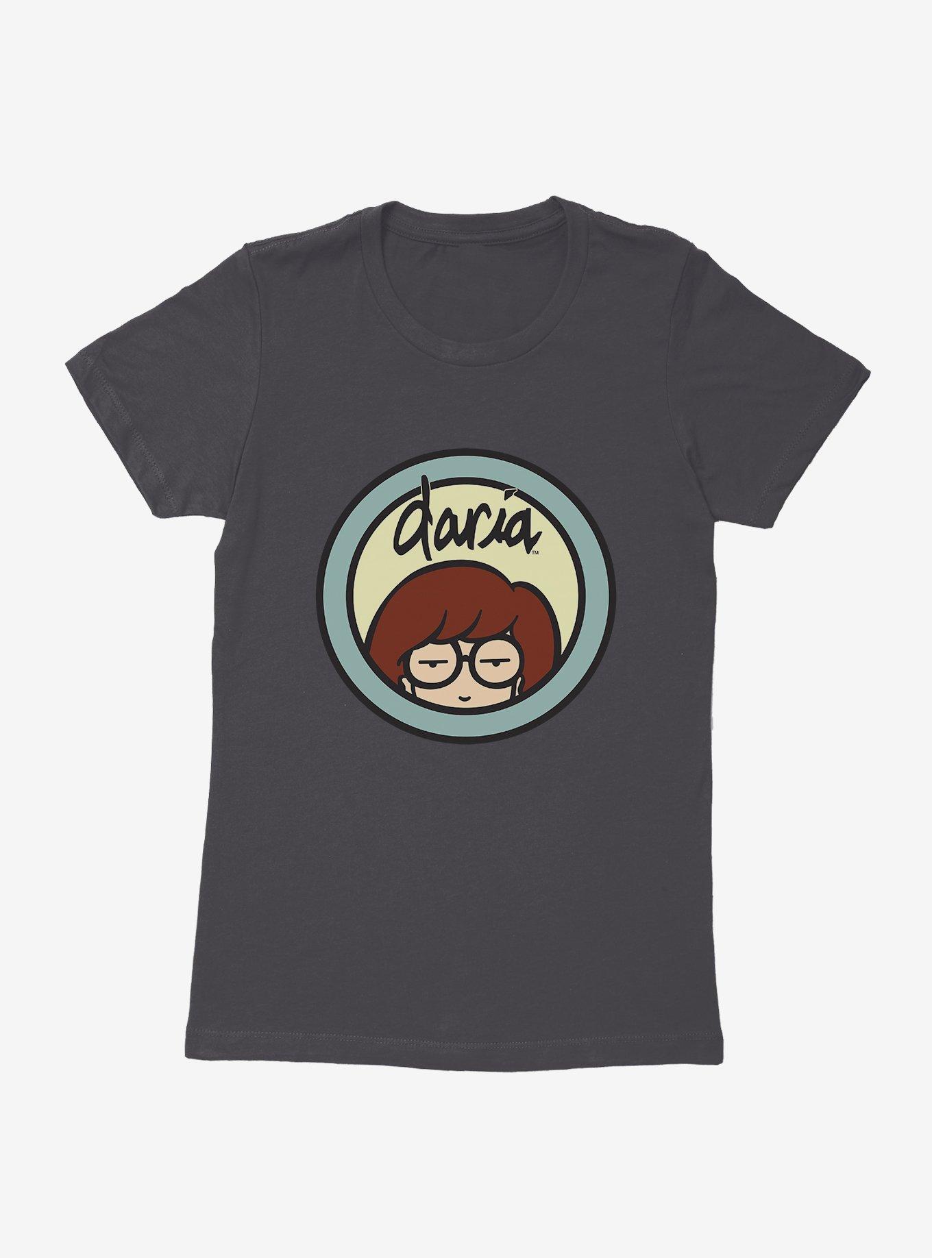 Daria Classic Logo Womens T-Shirt, HEAVY METAL, hi-res