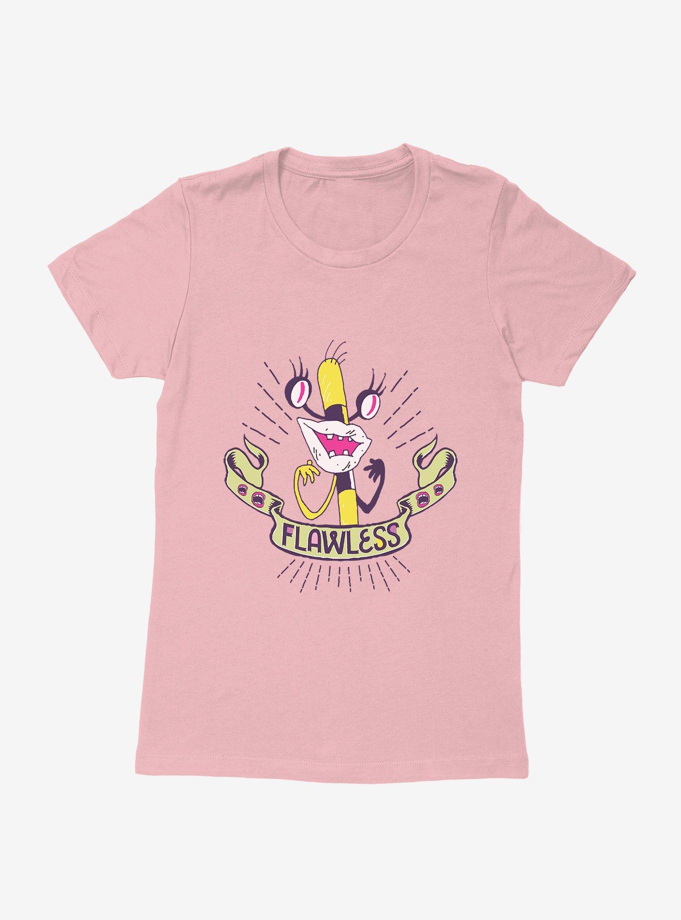 Aaahh!!! Real Monsters Oblina Flawless Womens T-Shirt, LIGHT PINK, hi-res