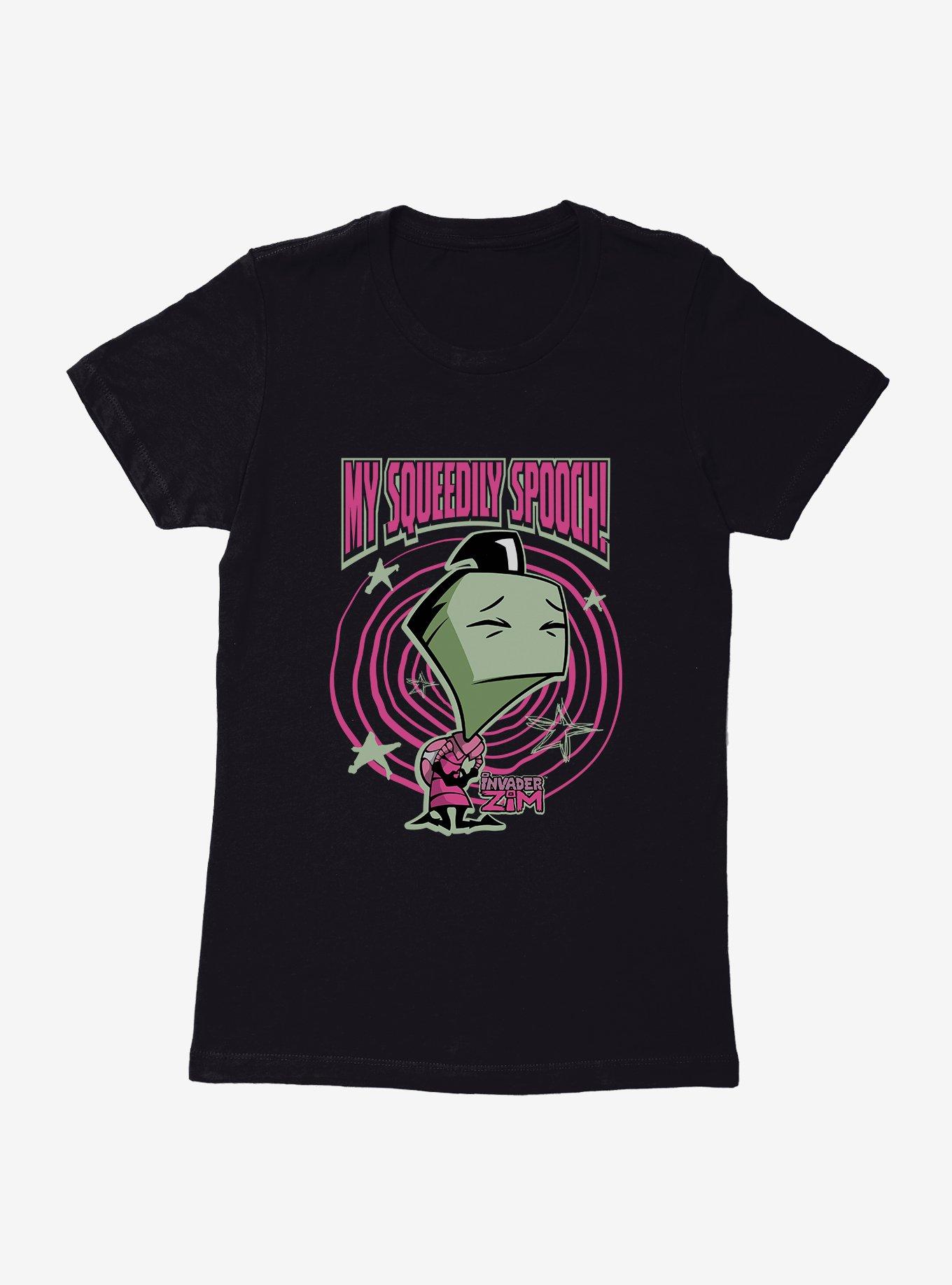 Invader Zim My Squeedily Spooch Womens T-Shirt, BLACK, hi-res